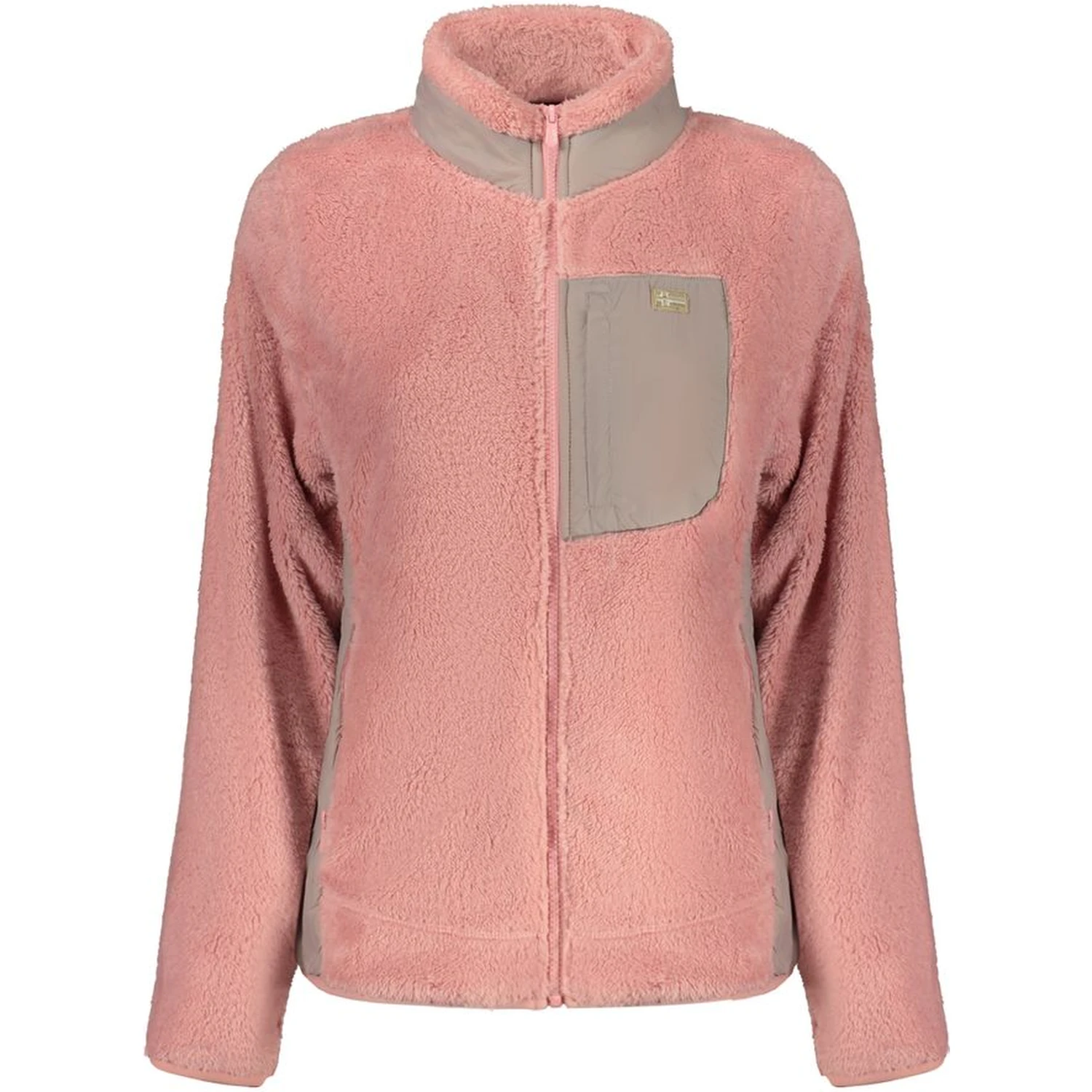 Pink Polyester Women Sweater