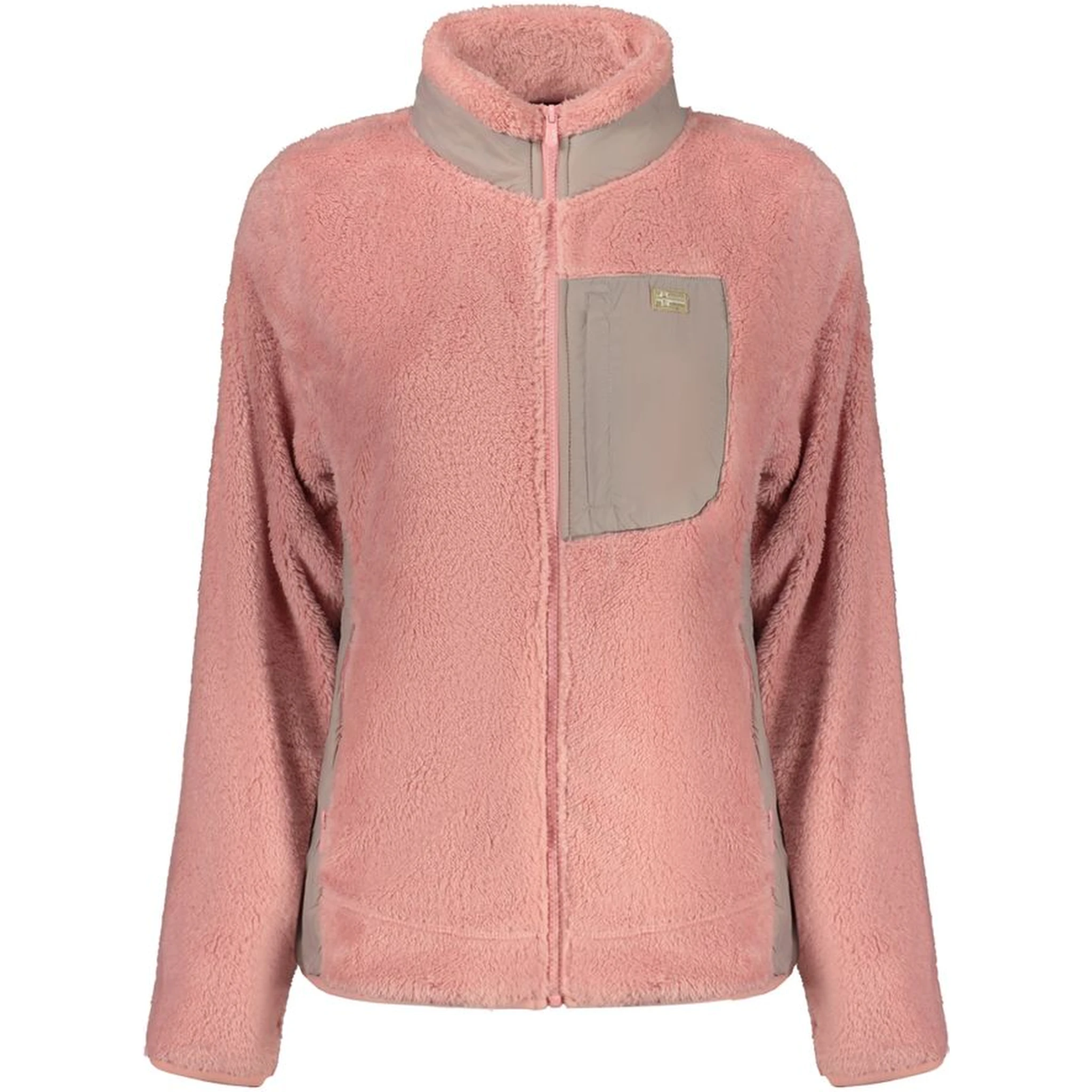 Pink Polyester Women Sweater