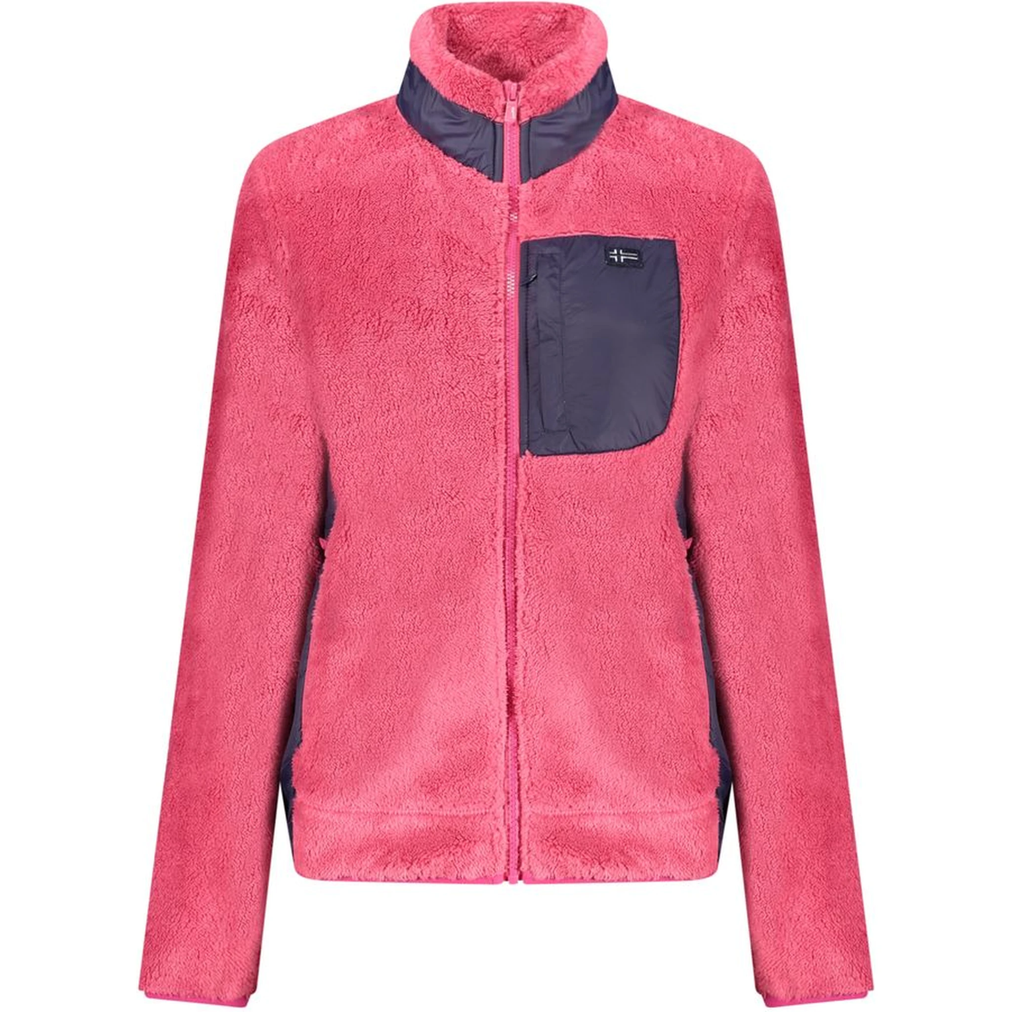 Pink Polyester Women Sweater