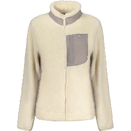 White Polyester Women Sweater