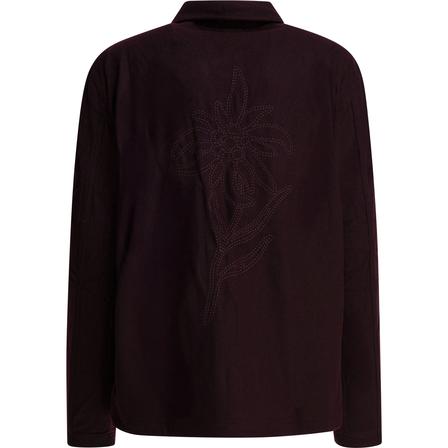 Wool blend overshirt jacket
