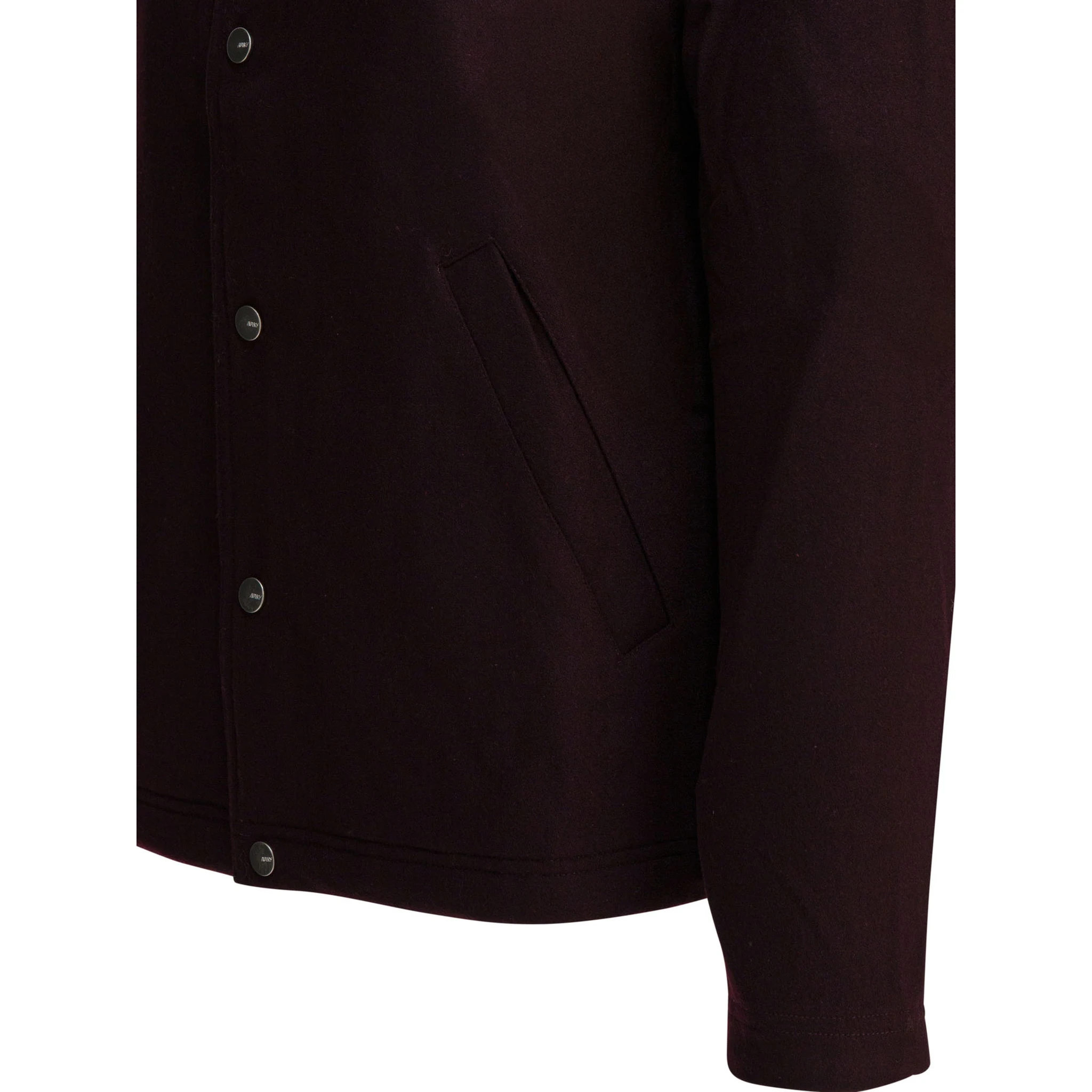 Wool blend overshirt jacket