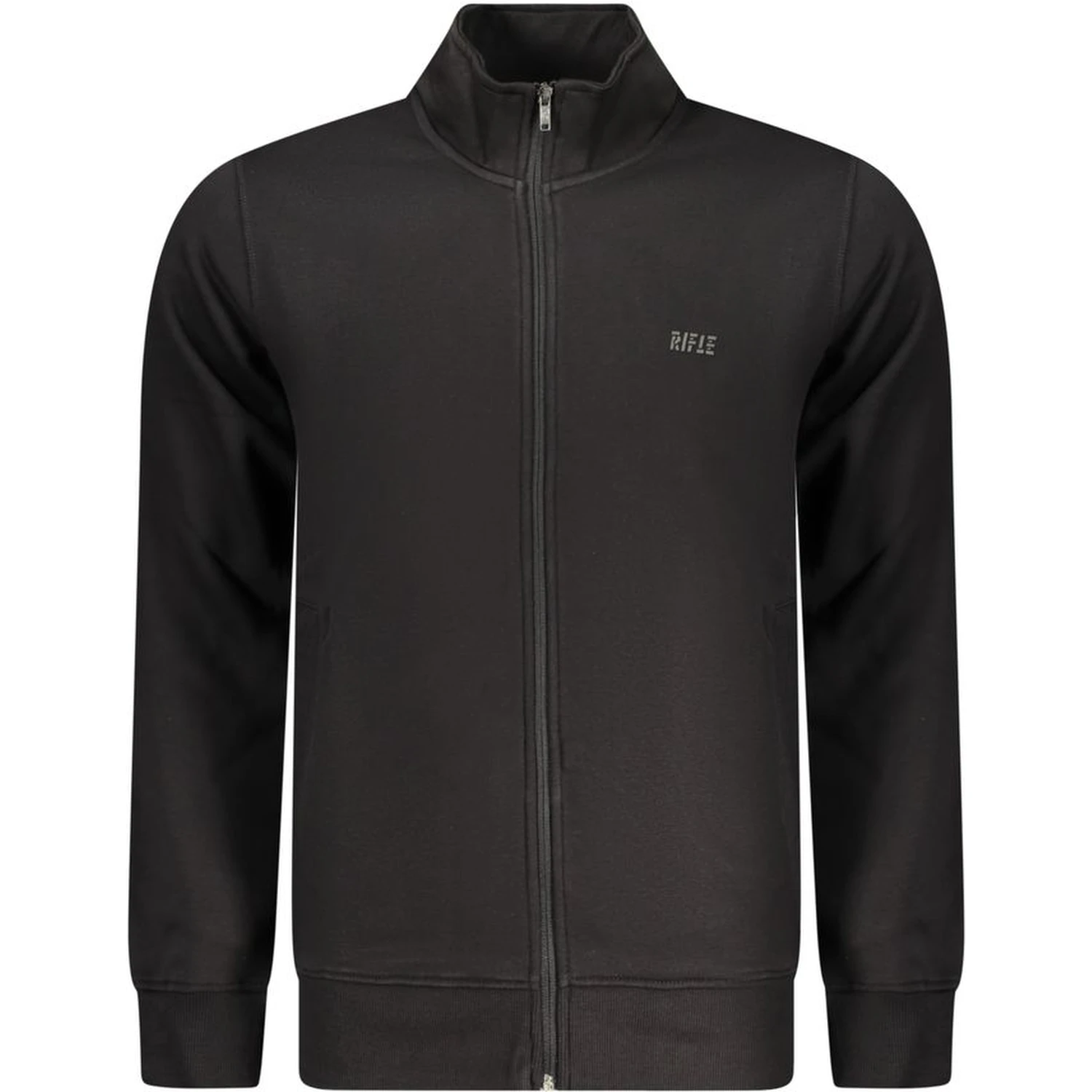 Black Cotton Men's Sweatshirt