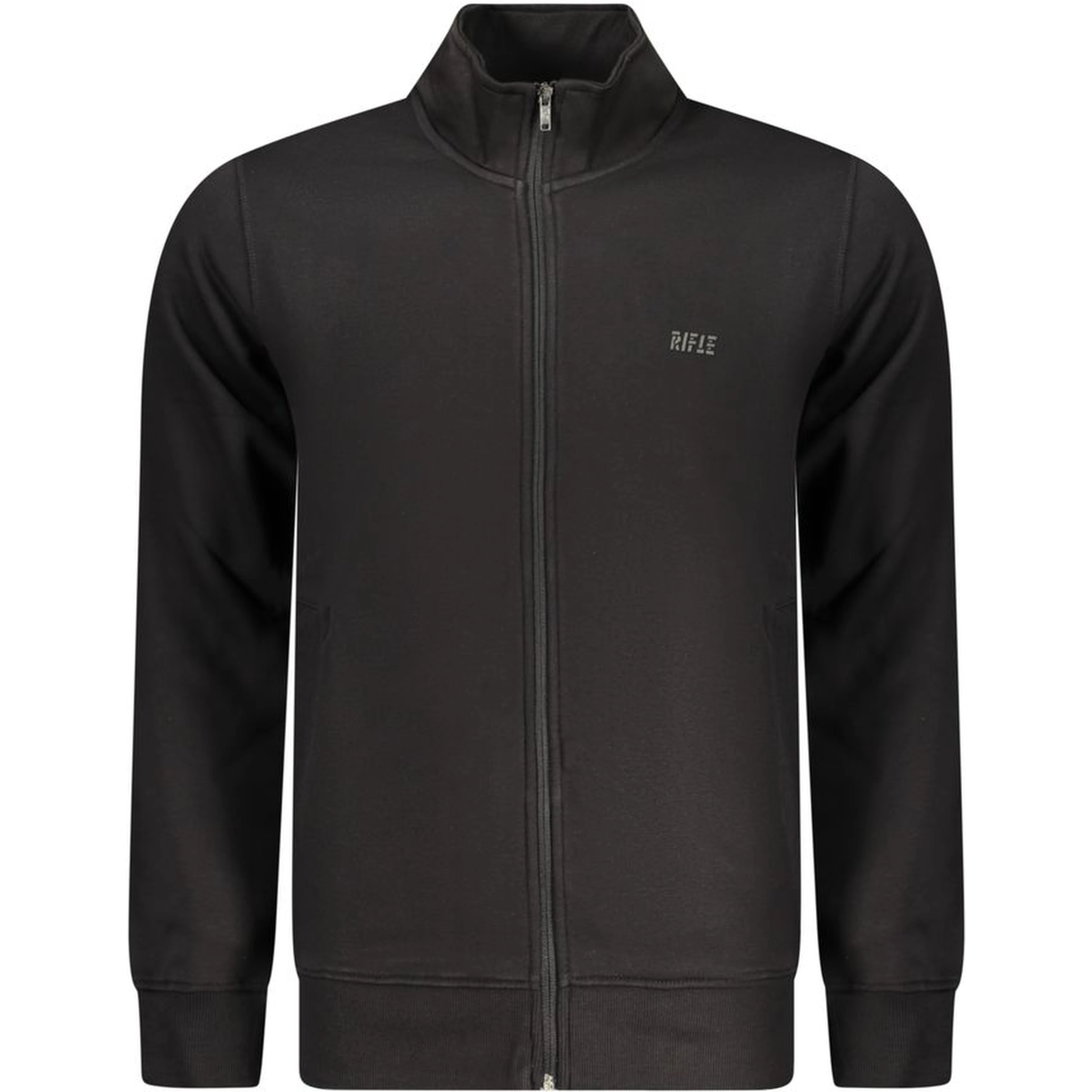 Black Cotton Men's Sweatshirt
