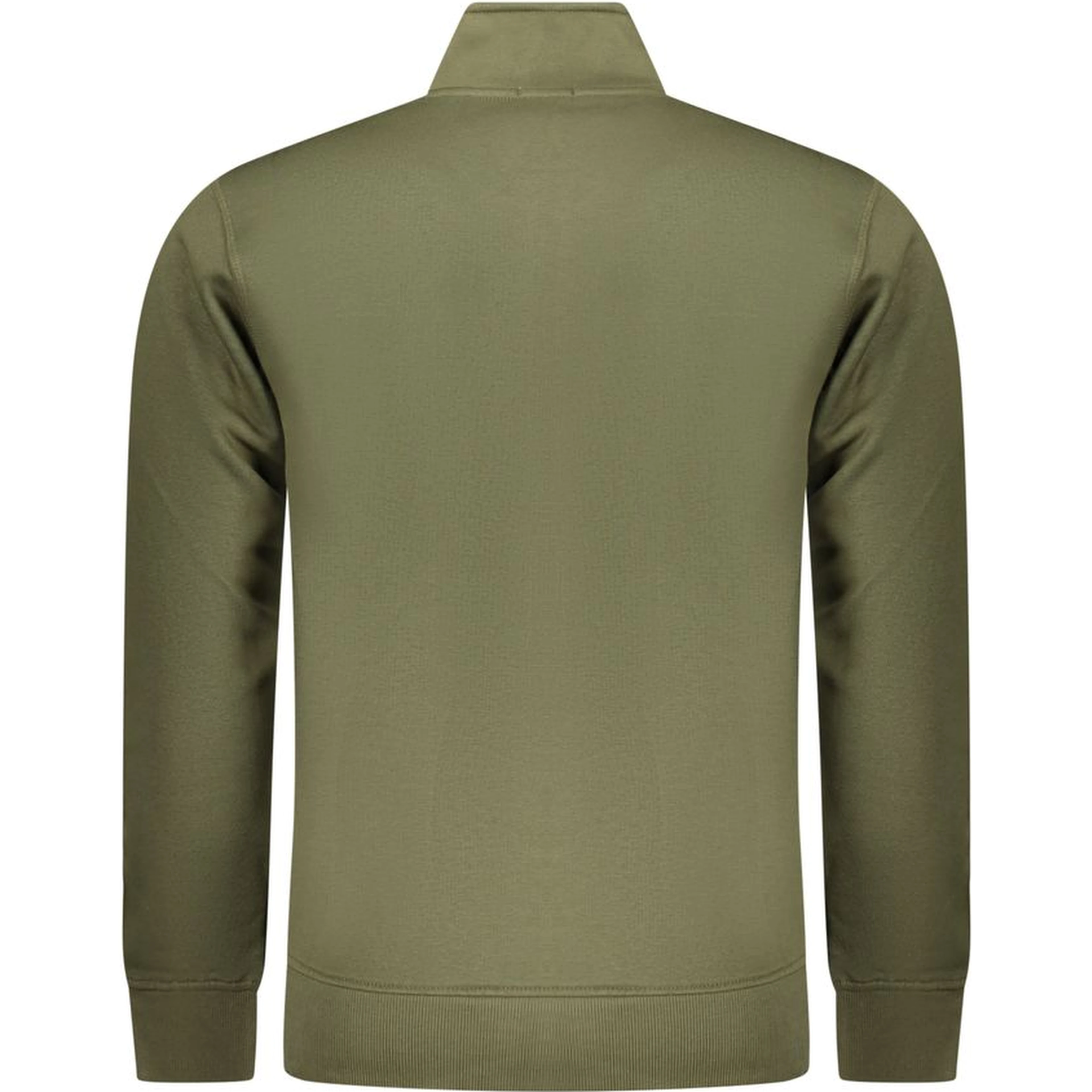 Green Cotton Men Sweater