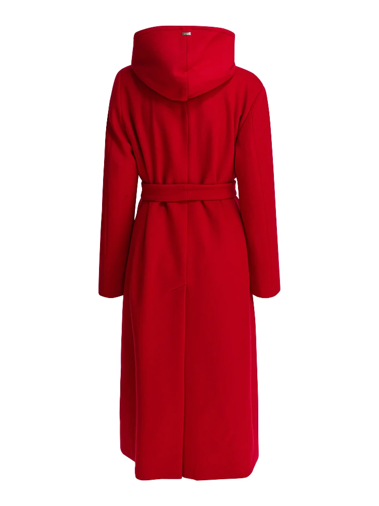 Virgin wool long coat alternative