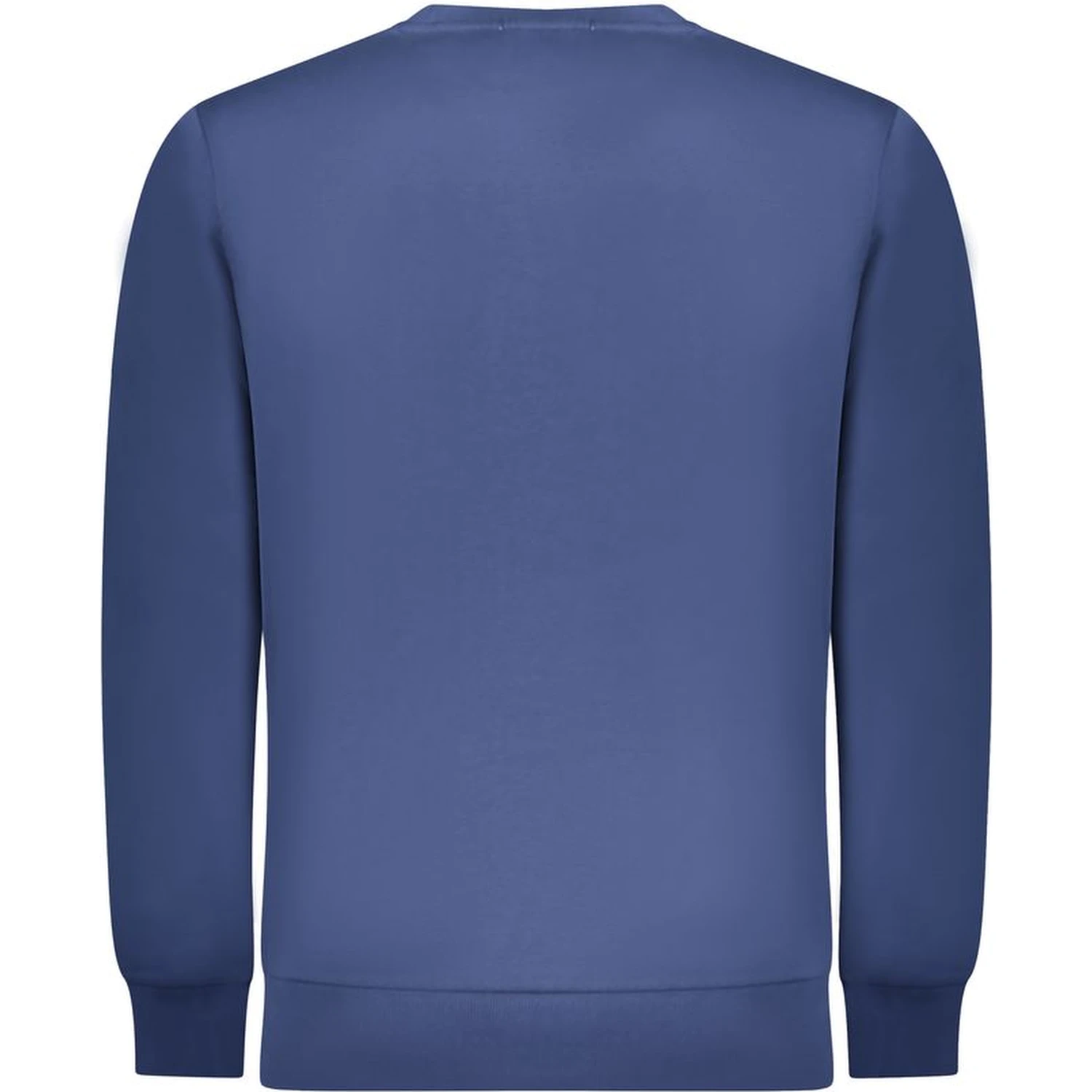 Blue Cotton Men Sweater