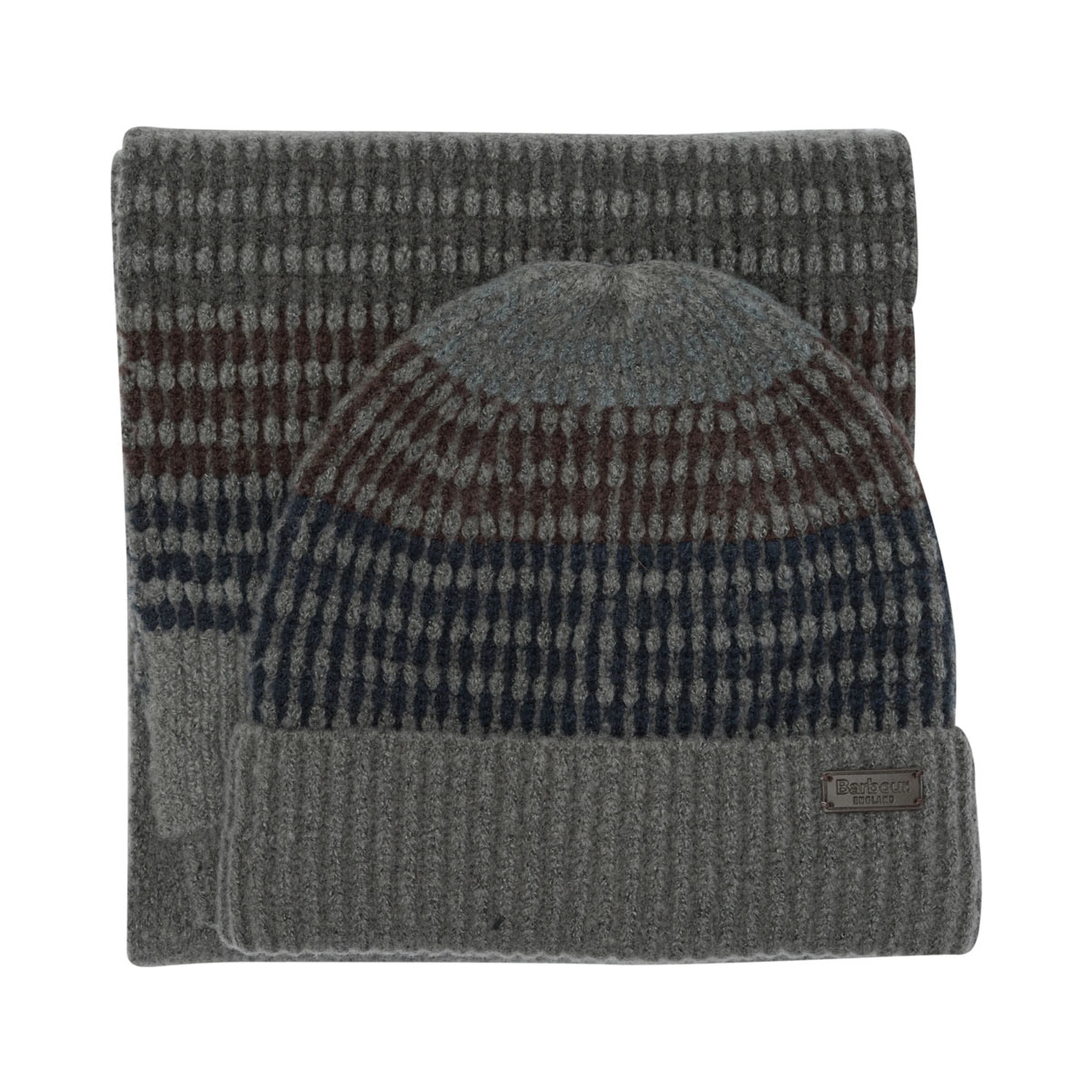 "Branton" set with scarf and beanie