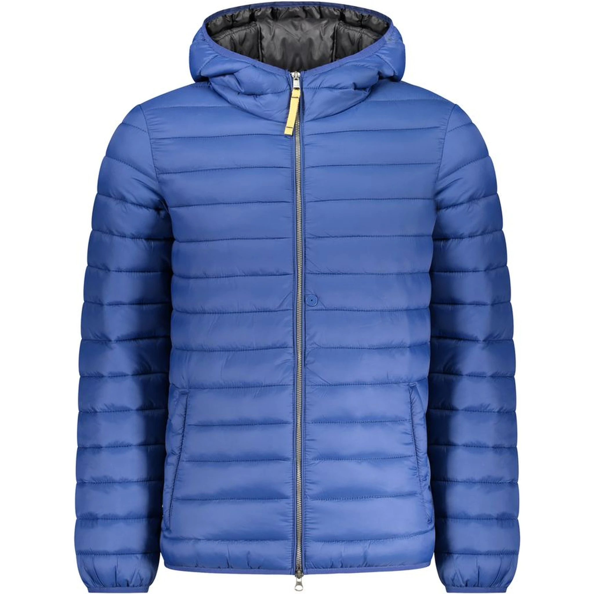 Blue Polyamide Men Jacket