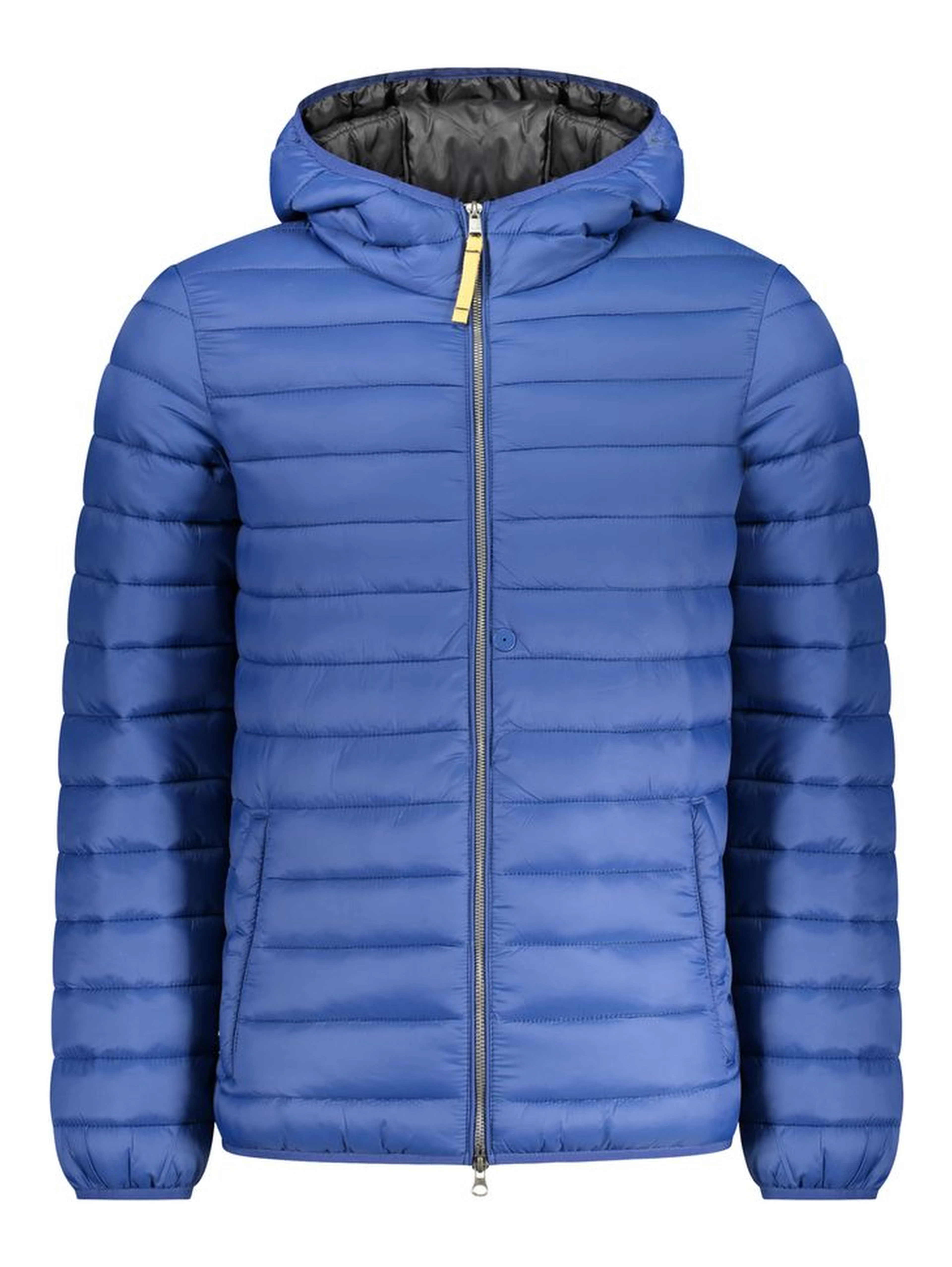 Blue Polyamide Men Jacket