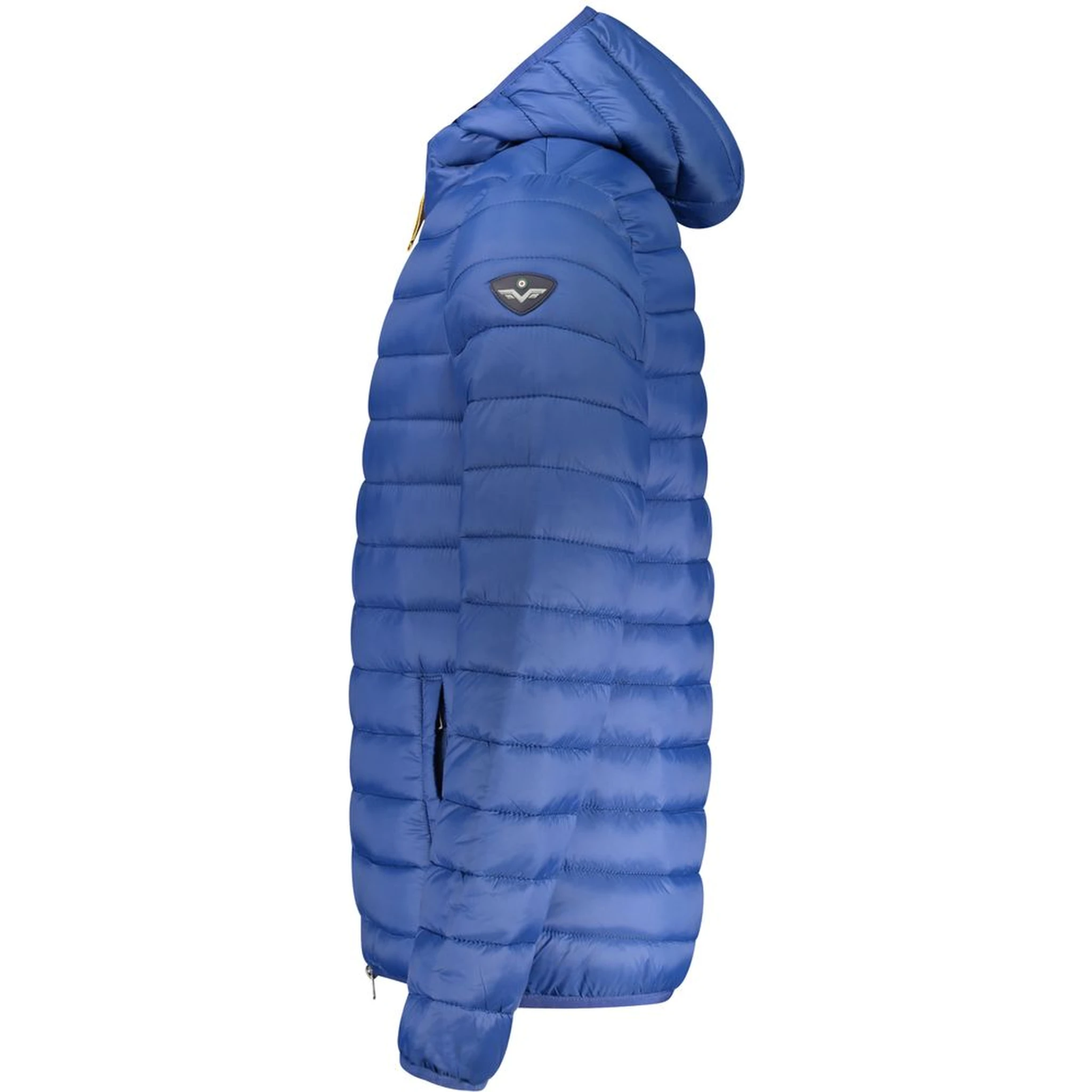 Blue Polyamide Men Jacket