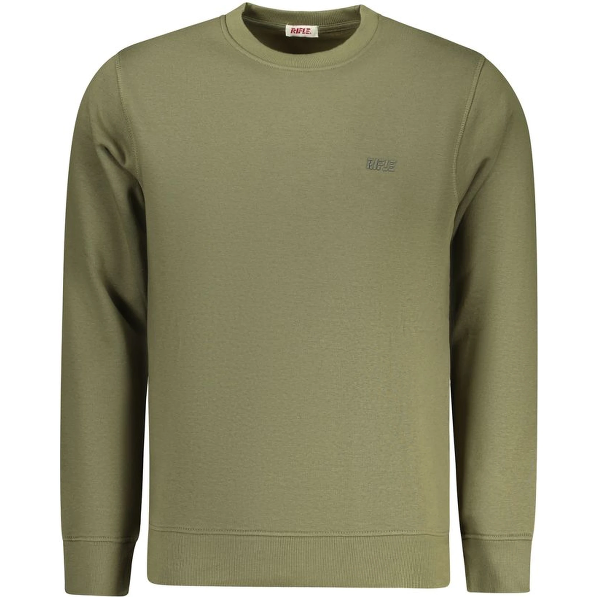 Green Cotton Men Sweater