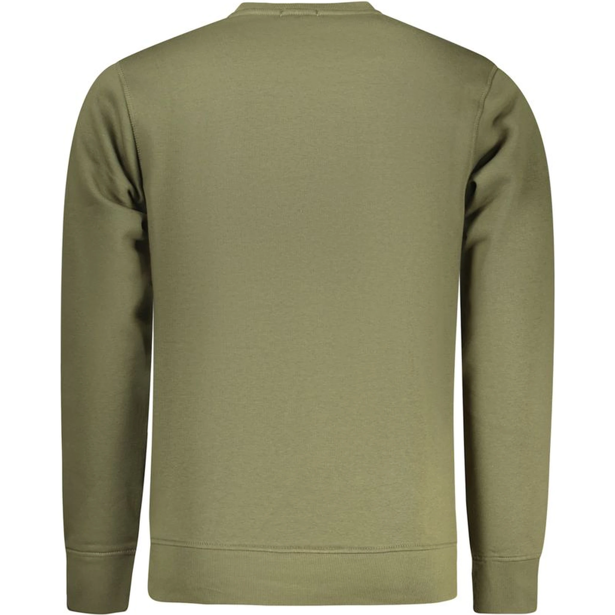 Green Cotton Men Sweater
