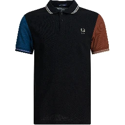 "Comme Des Garçons X Fred Perry" button-down polo shirt