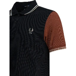 "Comme Des Garçons X Fred Perry" button-down polo shirt