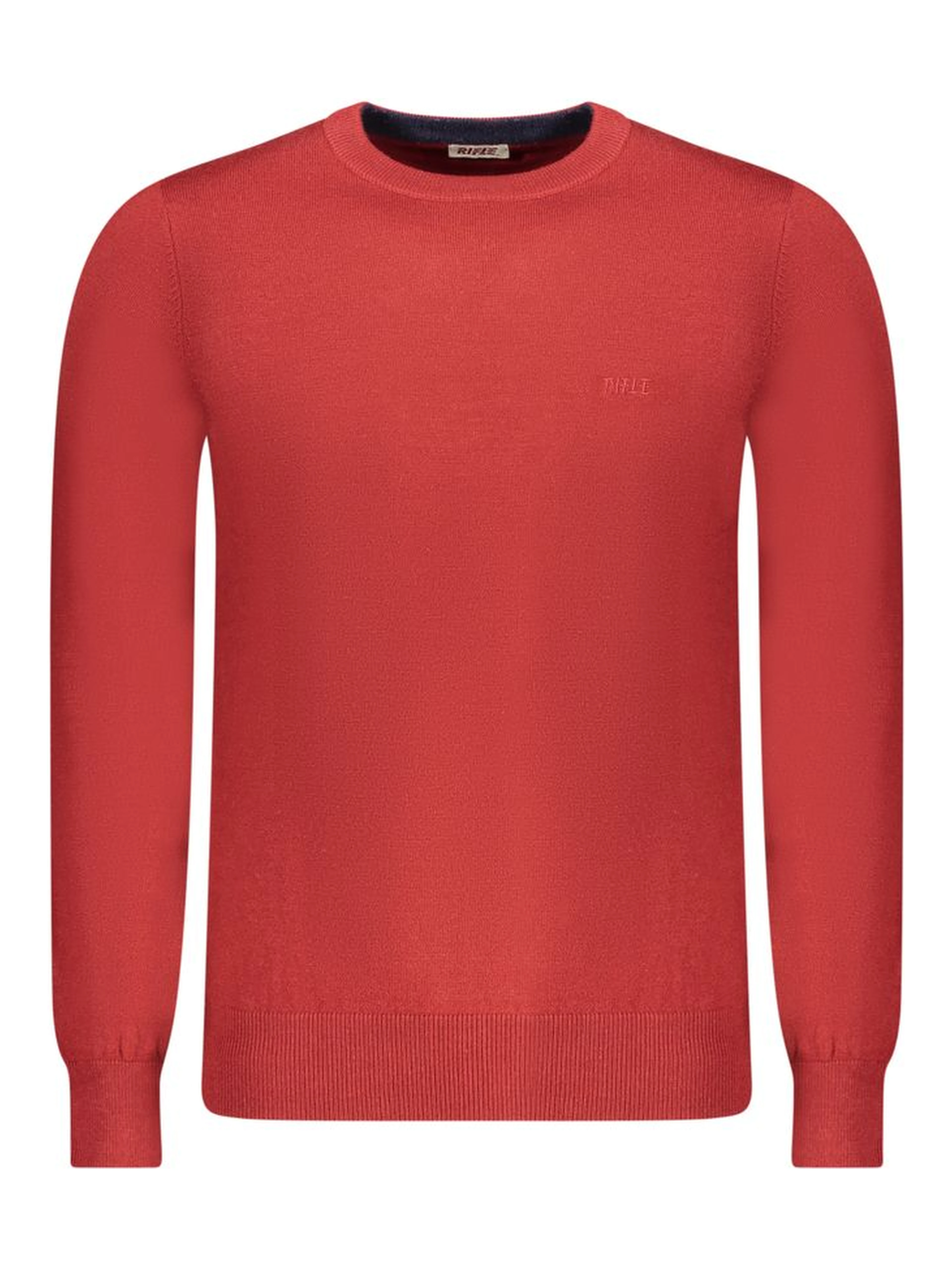 Red Wool Men Sweater