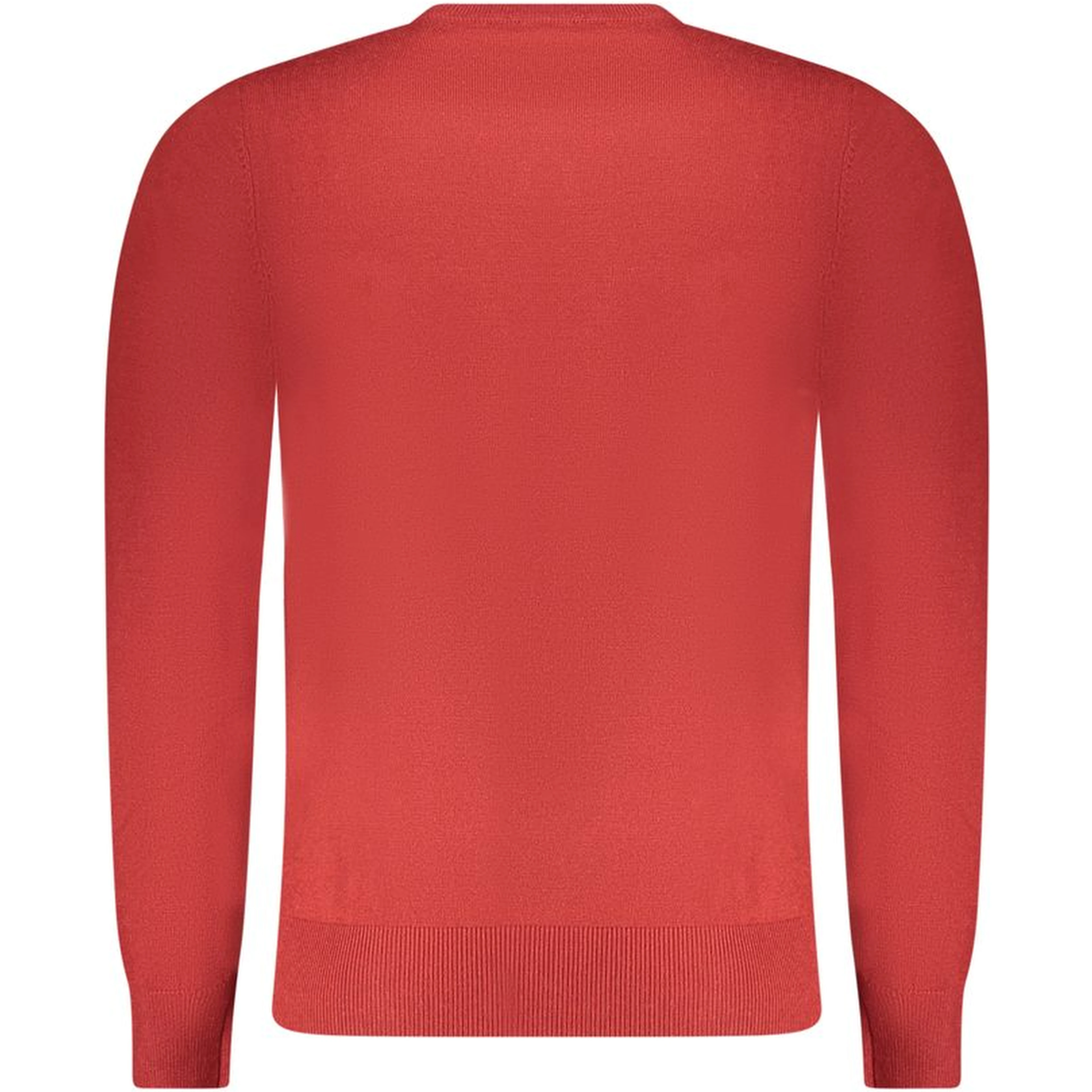 Red Wool Men Sweater