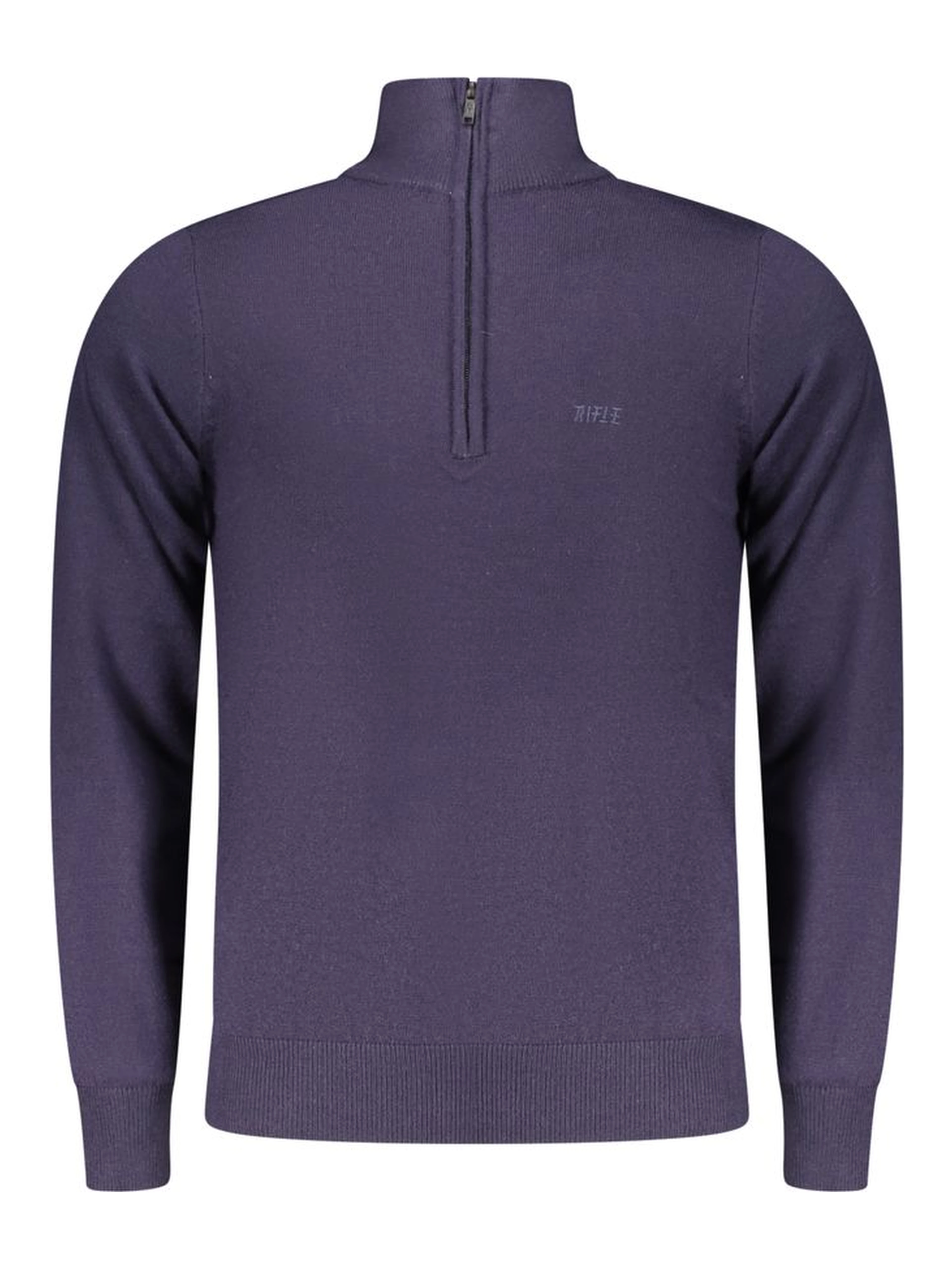 Blue Wool Men Sweater