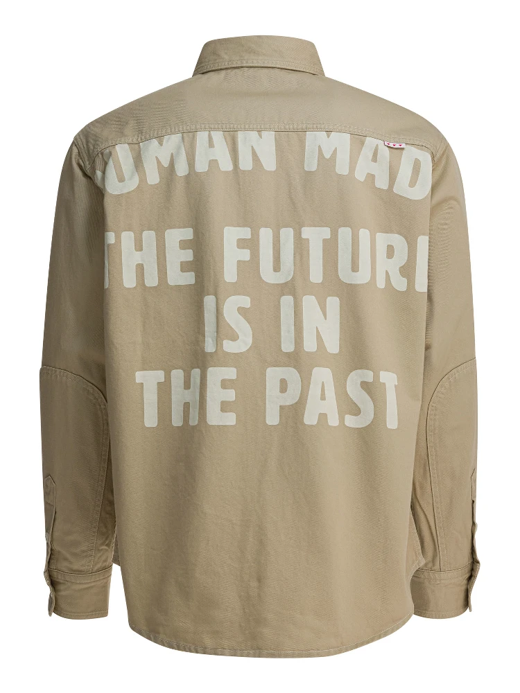 Overshirt jacket with print alternative