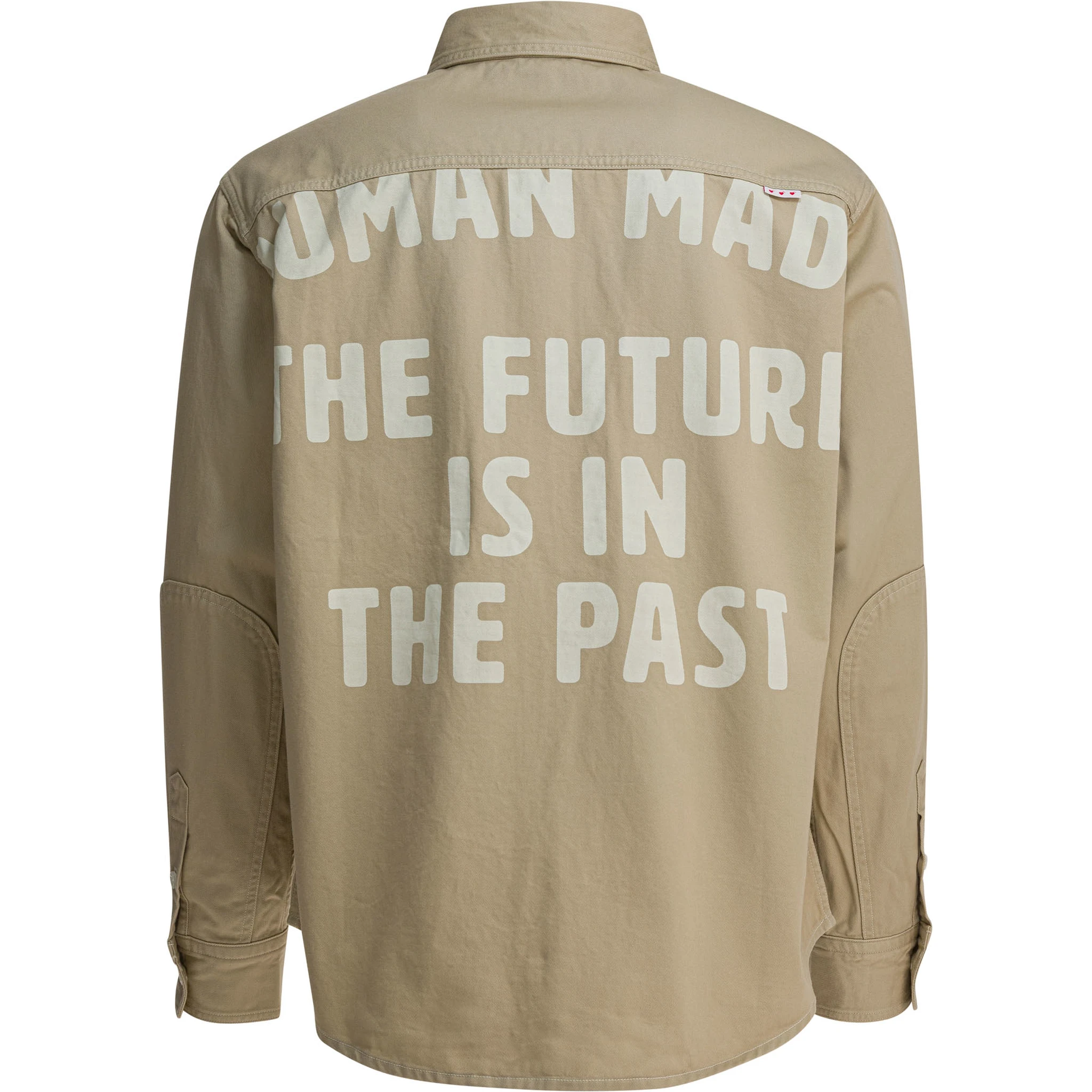 Overshirt jacket with print