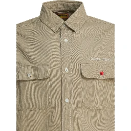 Overshirt jacket with print