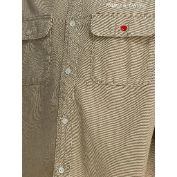 Overshirt jacket with print