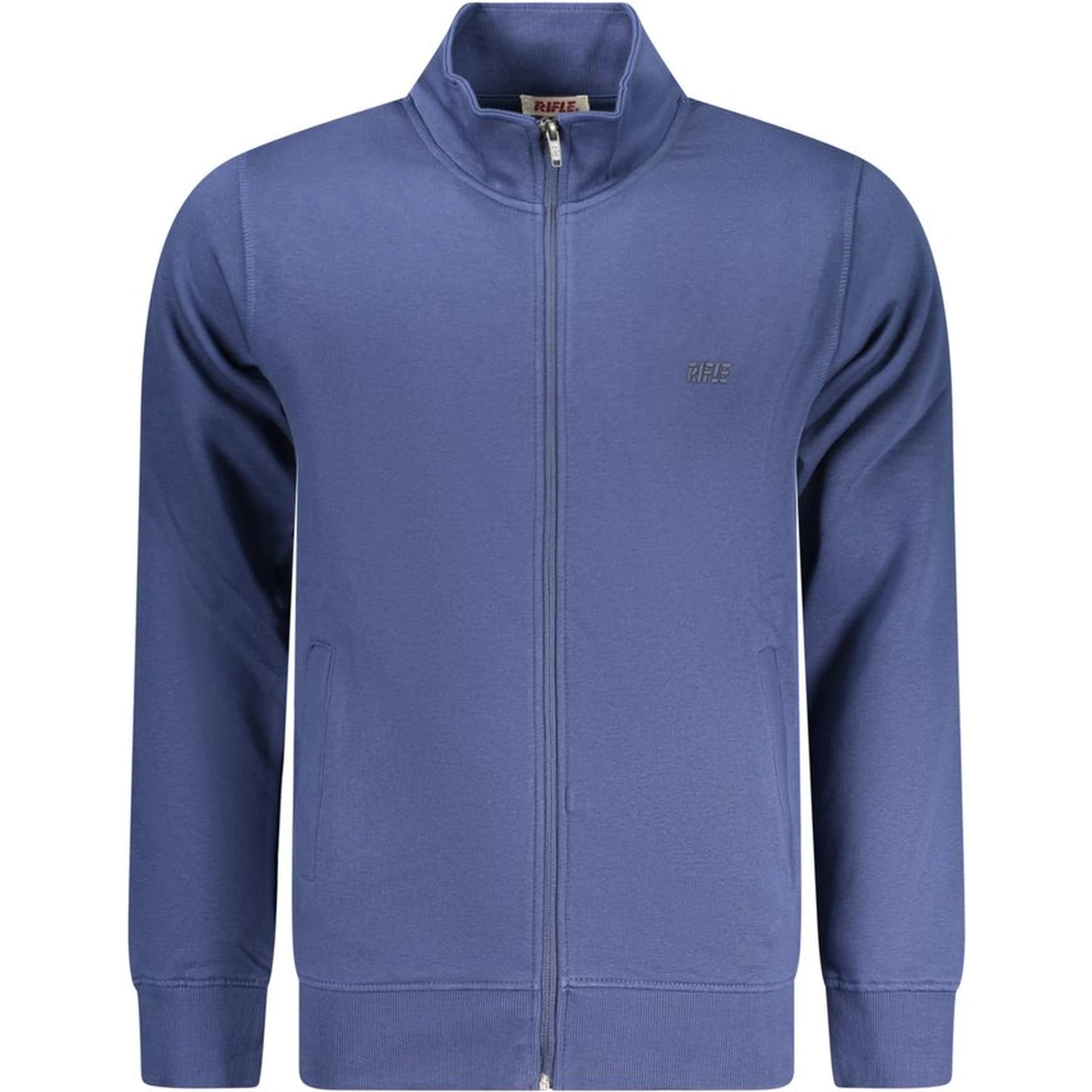 Blue Cotton Men Sweater