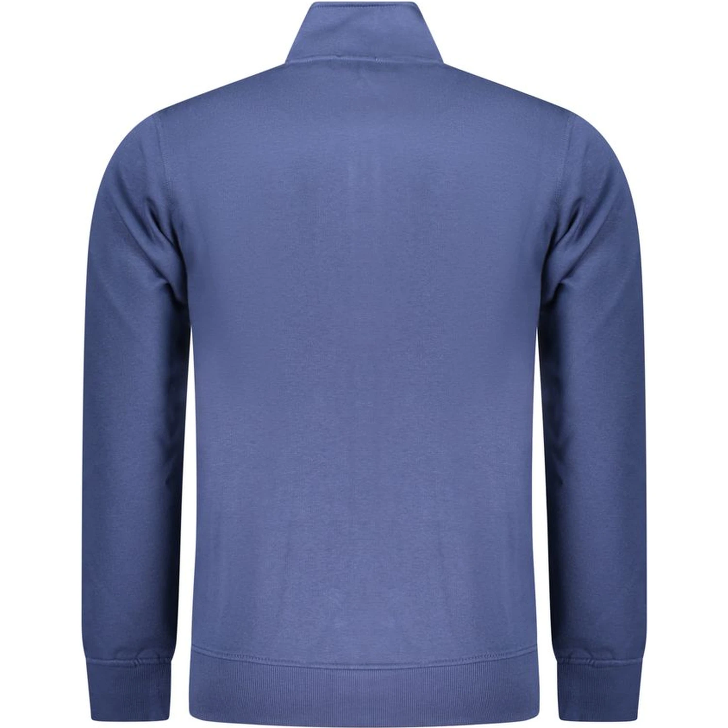 Blue Cotton Men Sweater