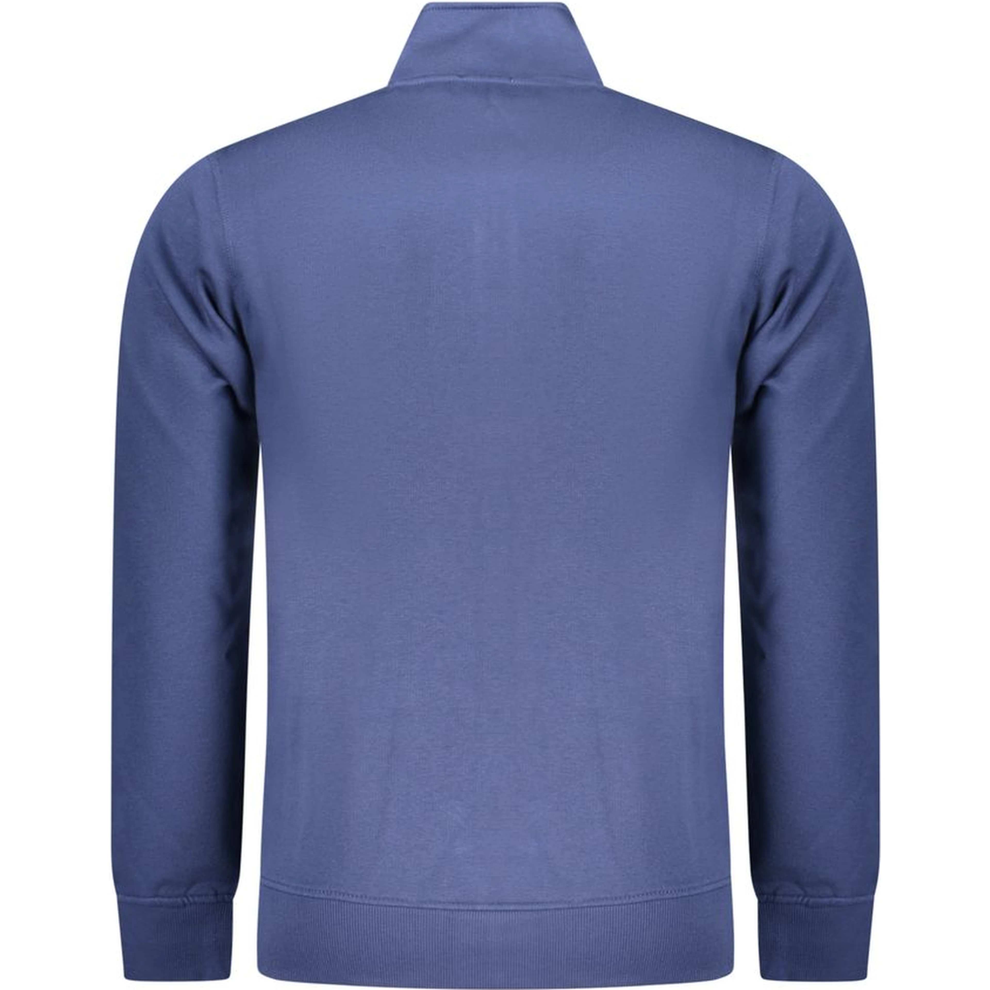 Blue Cotton Men Sweater