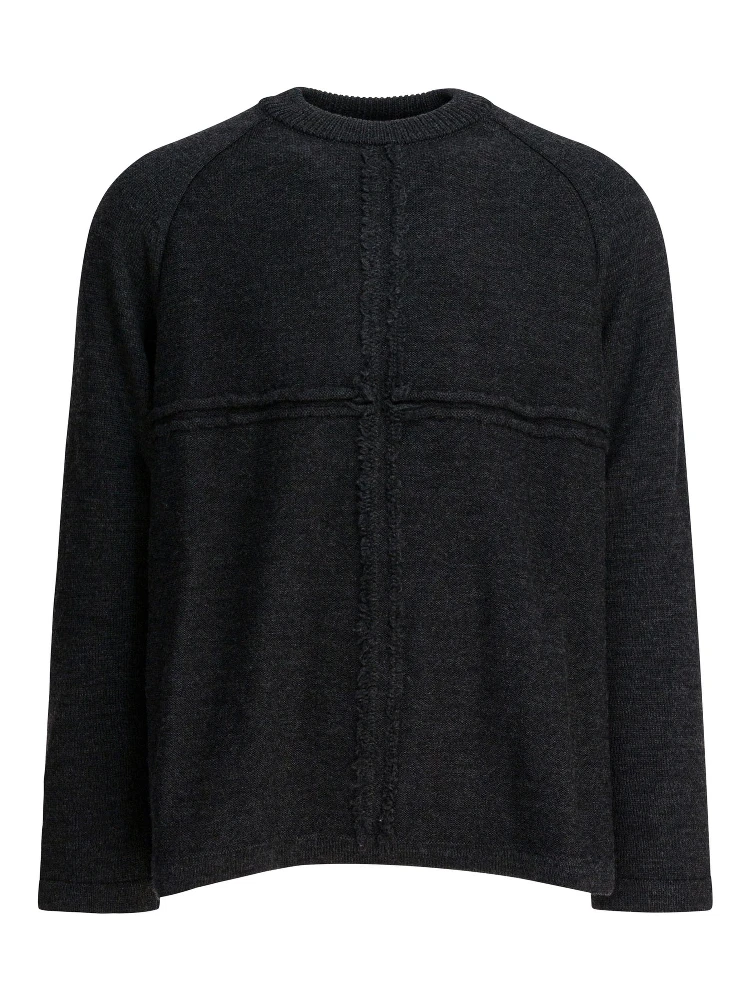 Wool crewneck sweater
