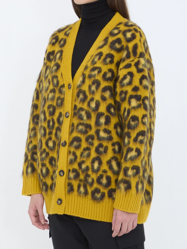 Animal pattern cardigan alternative