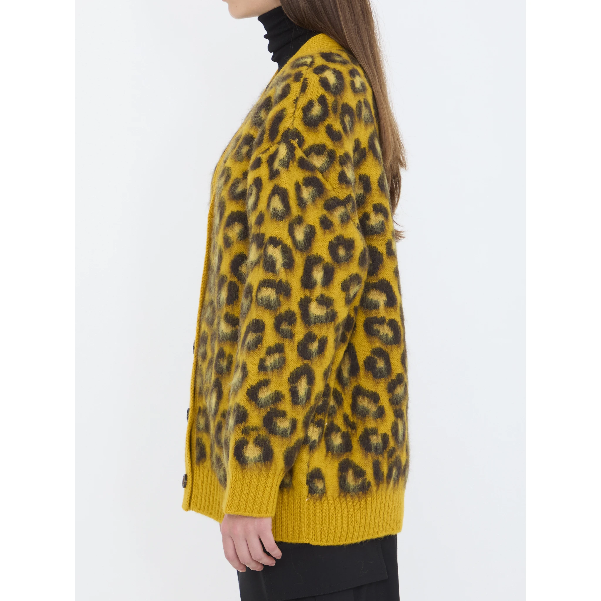 Animal pattern cardigan