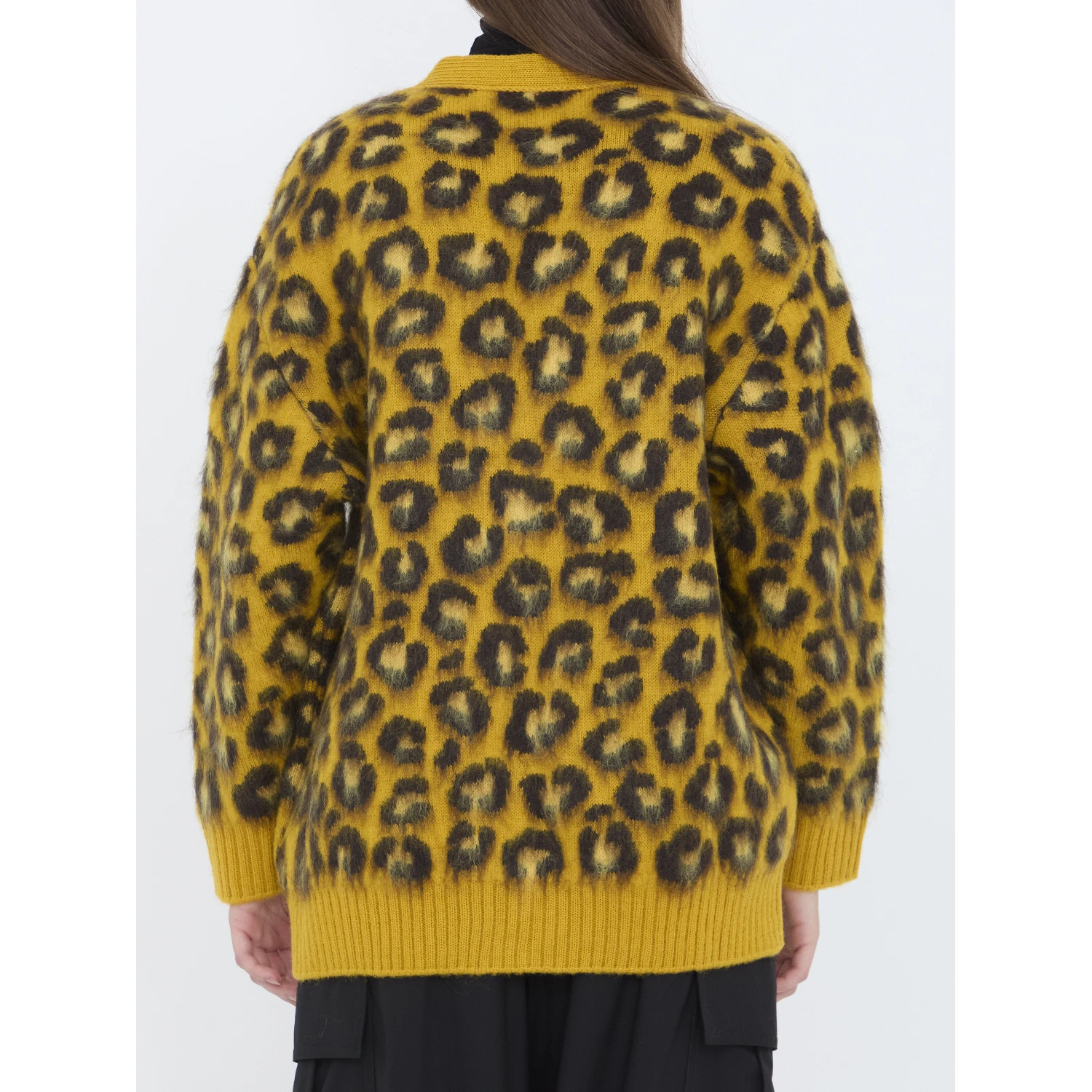 Animal pattern cardigan