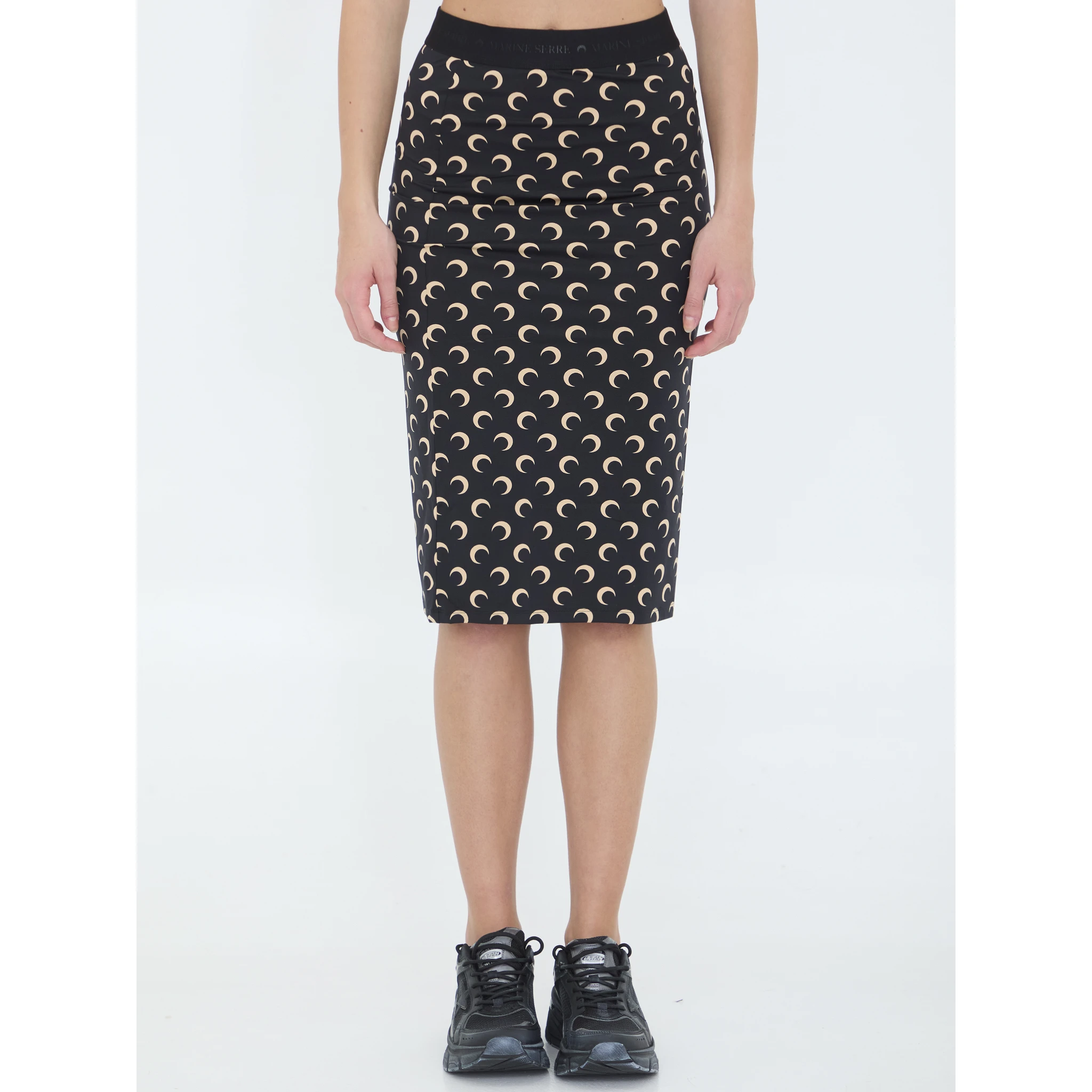 Moon jersey skirt