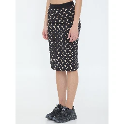 Moon jersey skirt