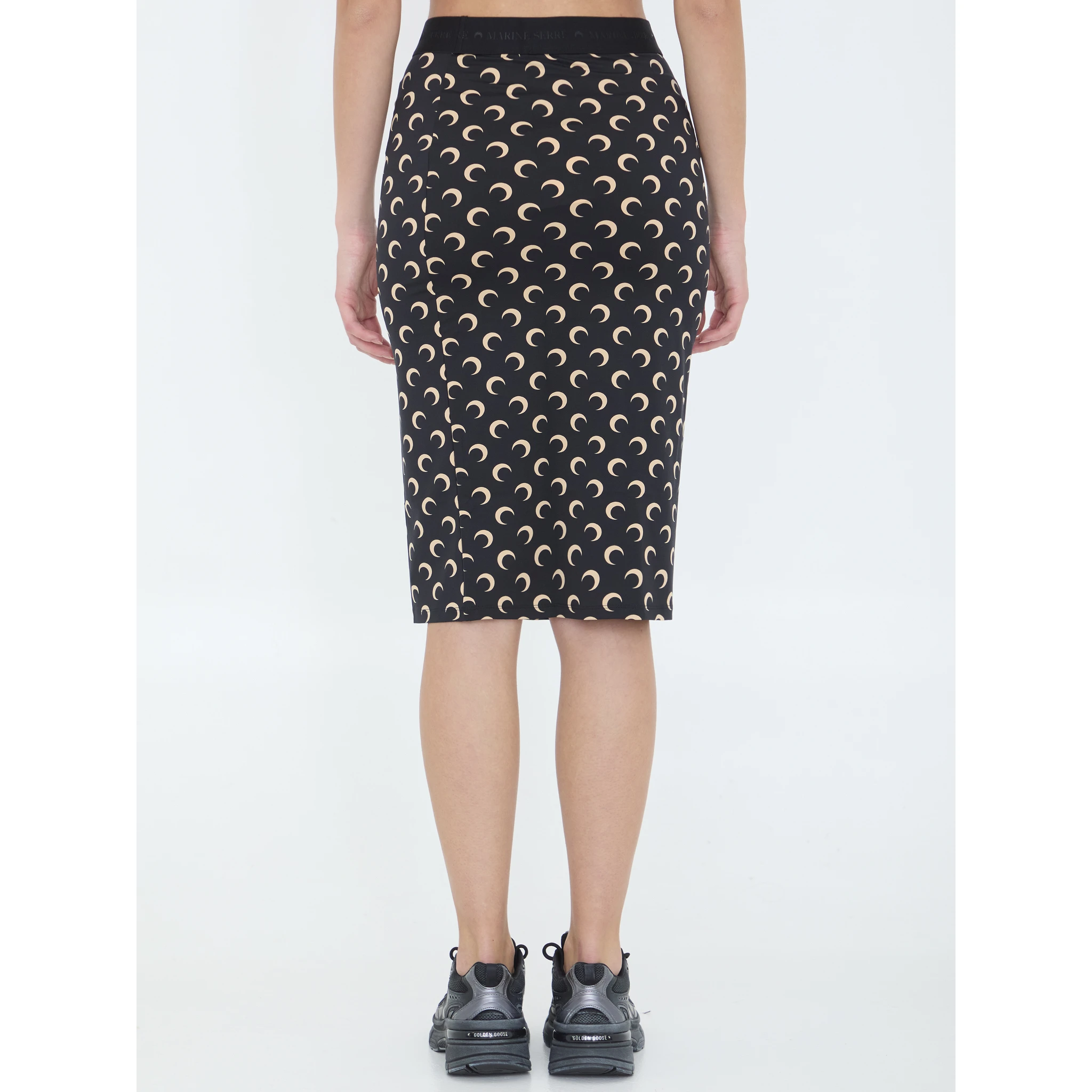 Moon jersey skirt