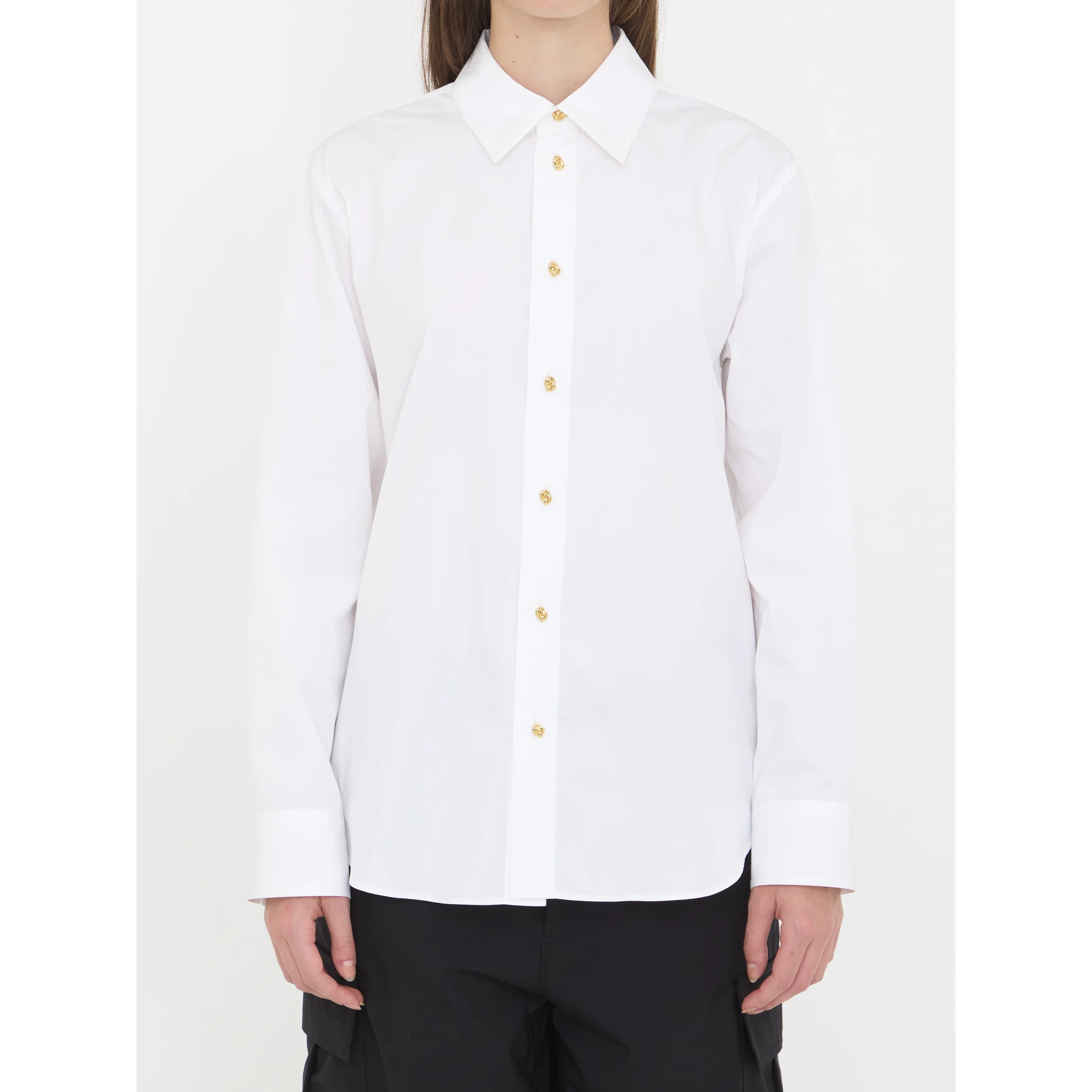 Cotton poplin shirt