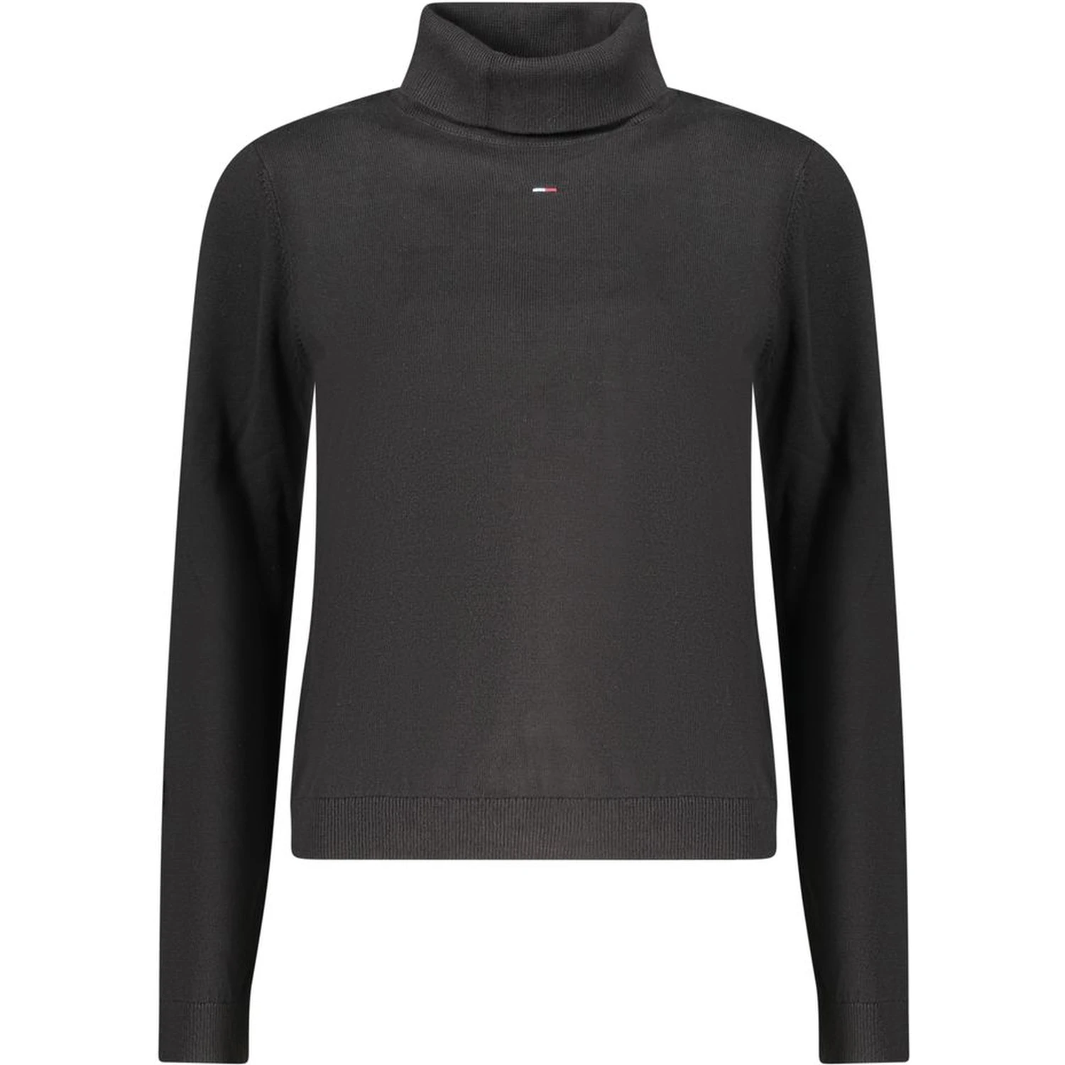 Black Cotton Women Sweater