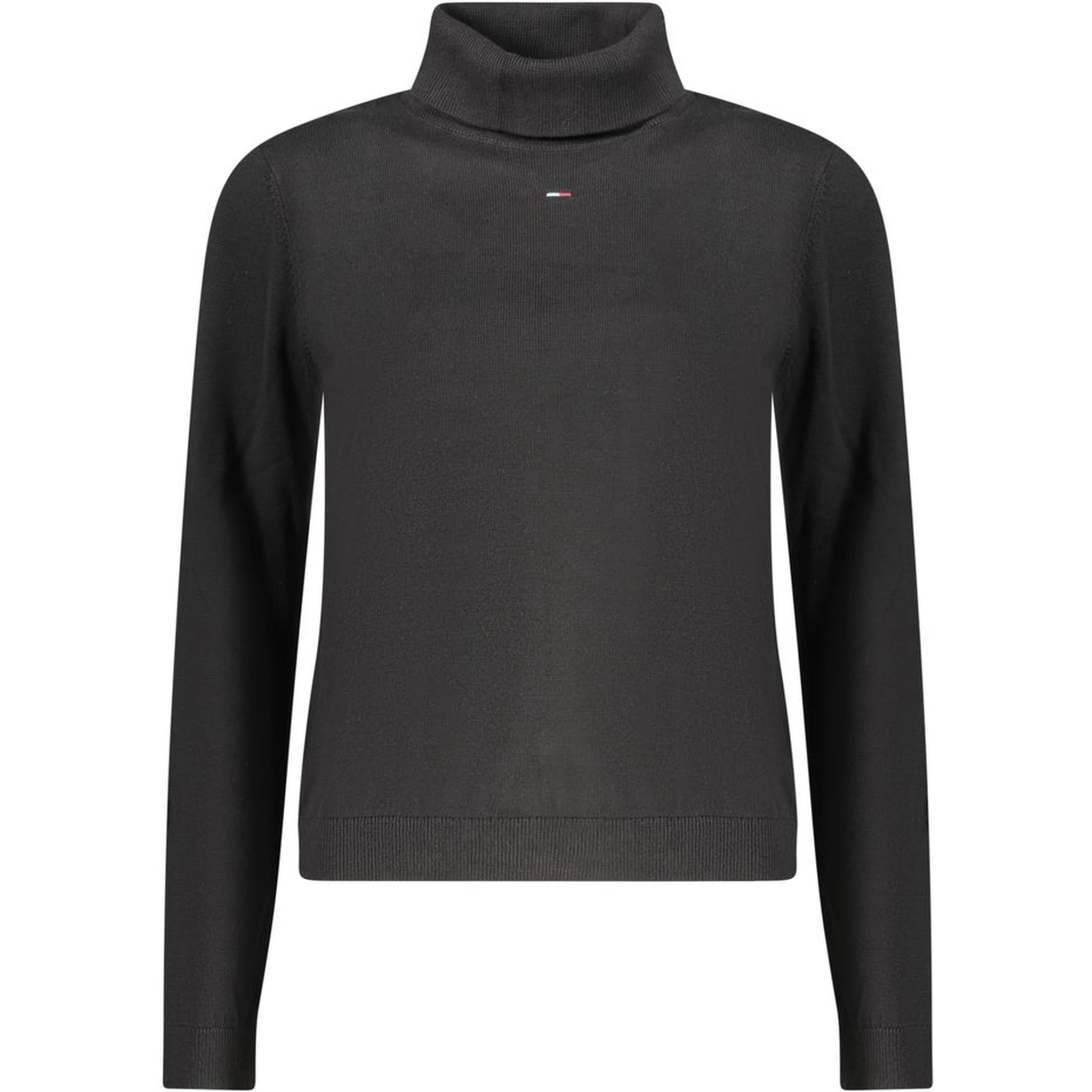 Black Cotton Women Sweater