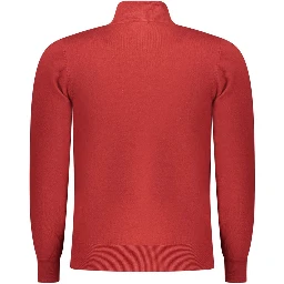 Red Wool Men Sweater