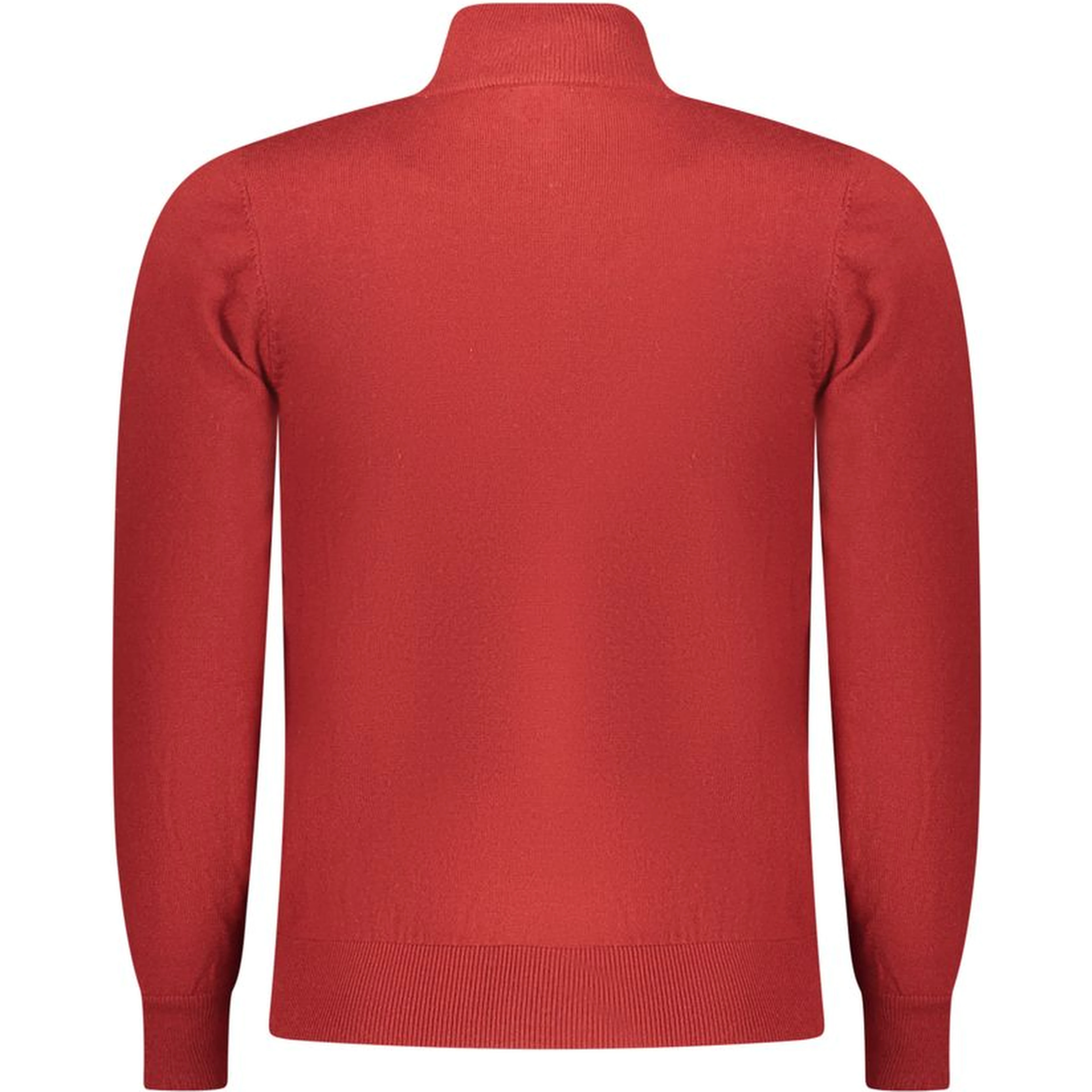 Red Wool Men Sweater