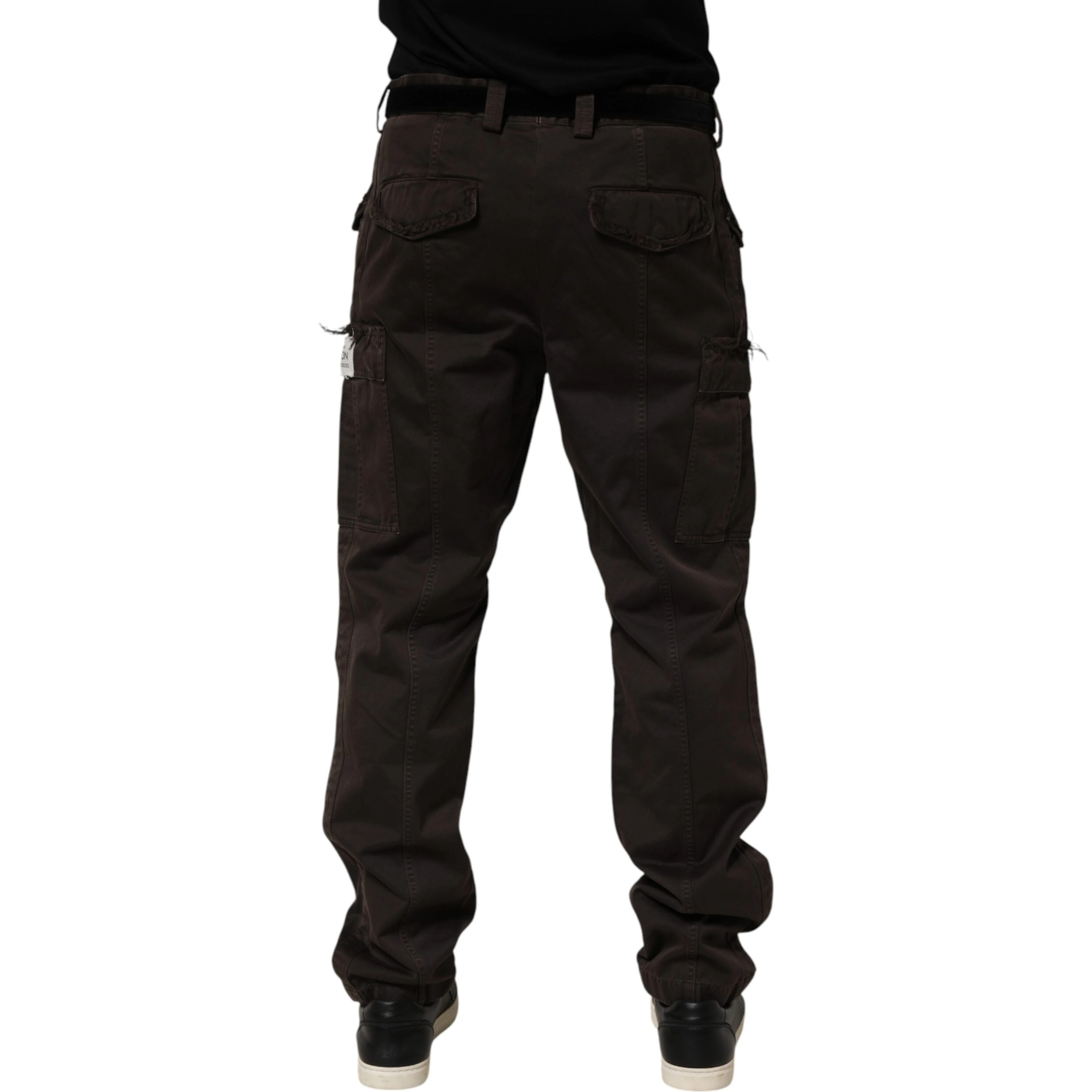 Brown Re- Edition Cotton Men Cargo Pants