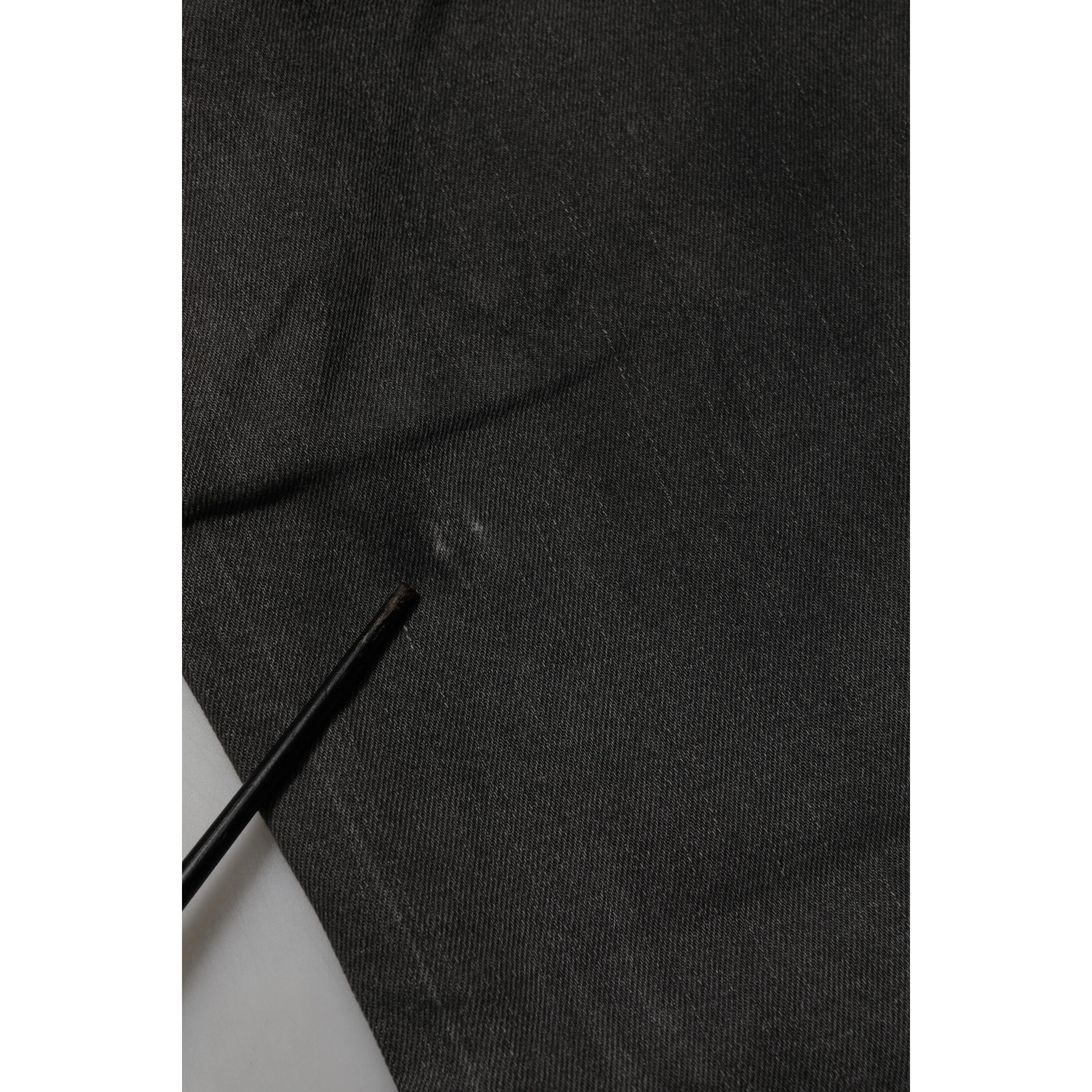 Dark Gray Cotton Skinny Men Denim Jeans