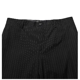 Black Striped Dress Formal Men Trouser Pants