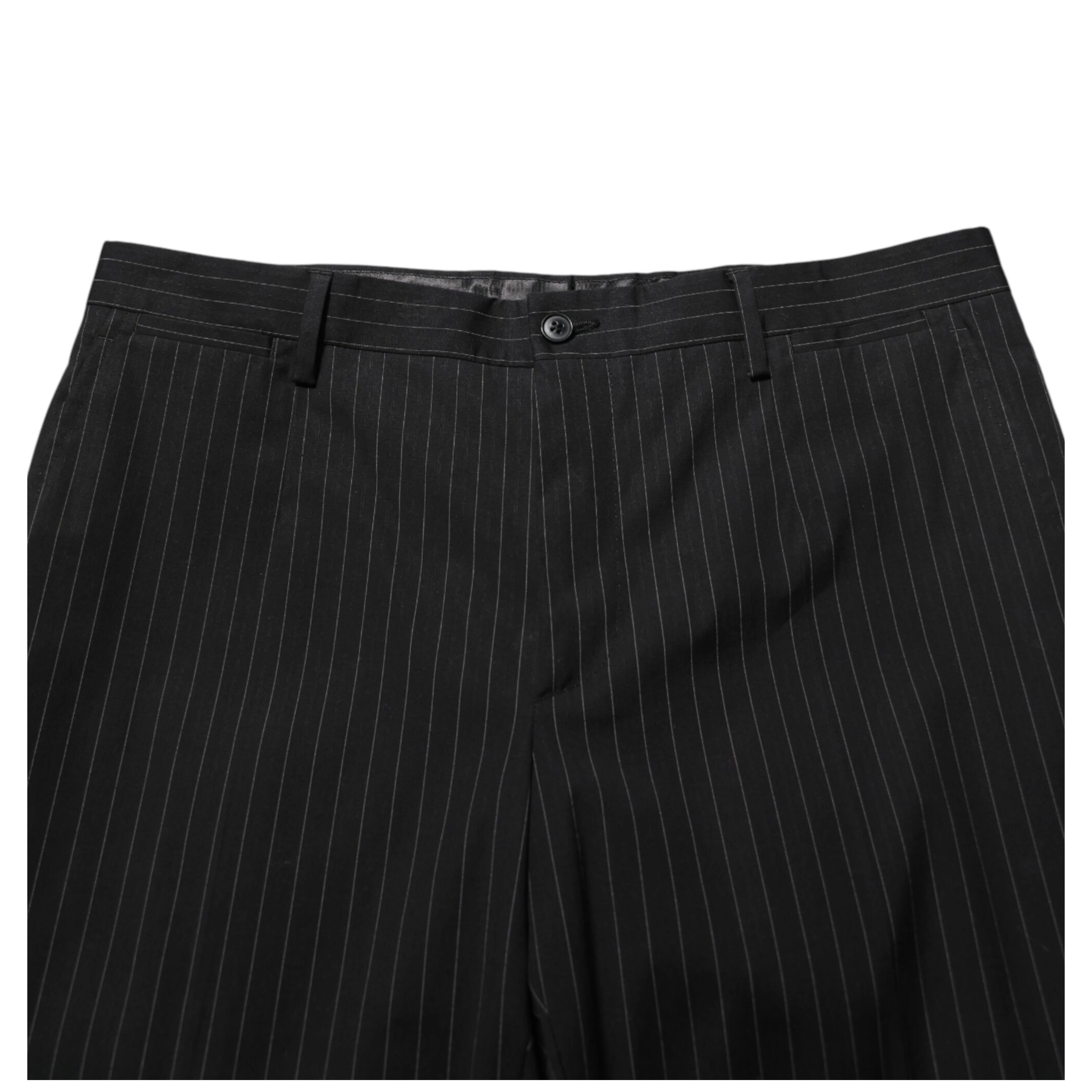 Black Striped Dress Formal Men Trouser Pants