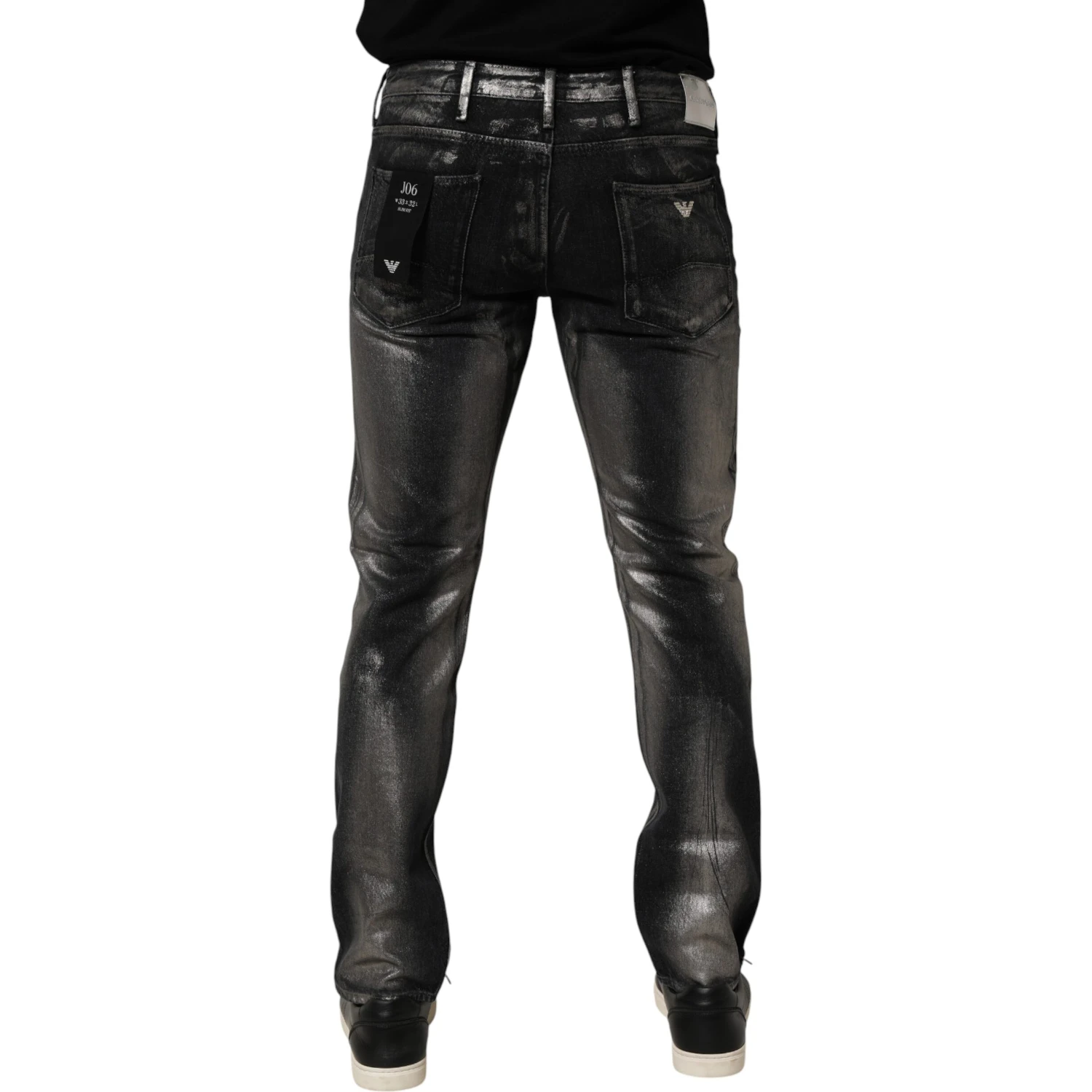 Black Washed Slim Fit Men Denim Trouser Jeans