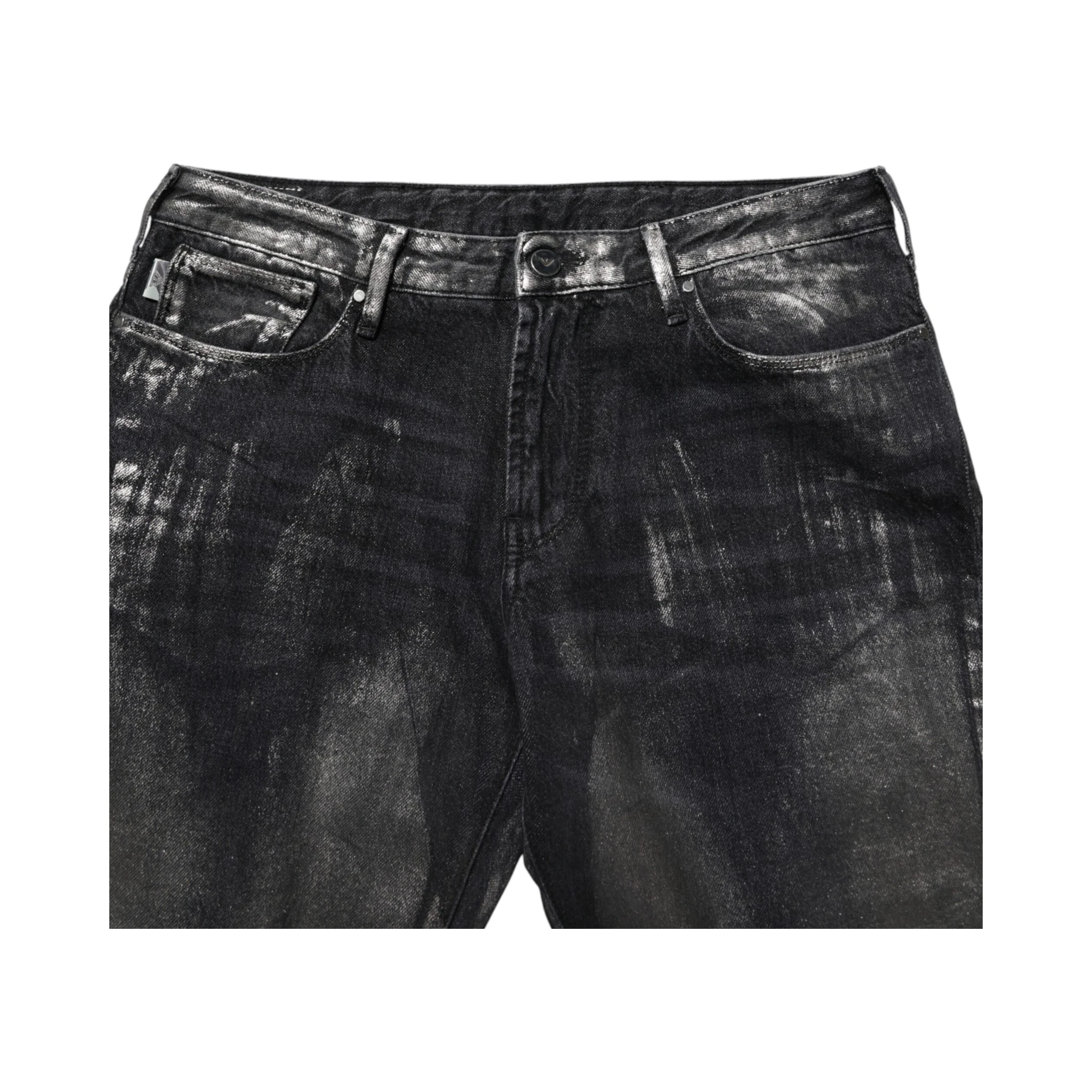 Black Washed Slim Fit Men Denim Trouser Jeans