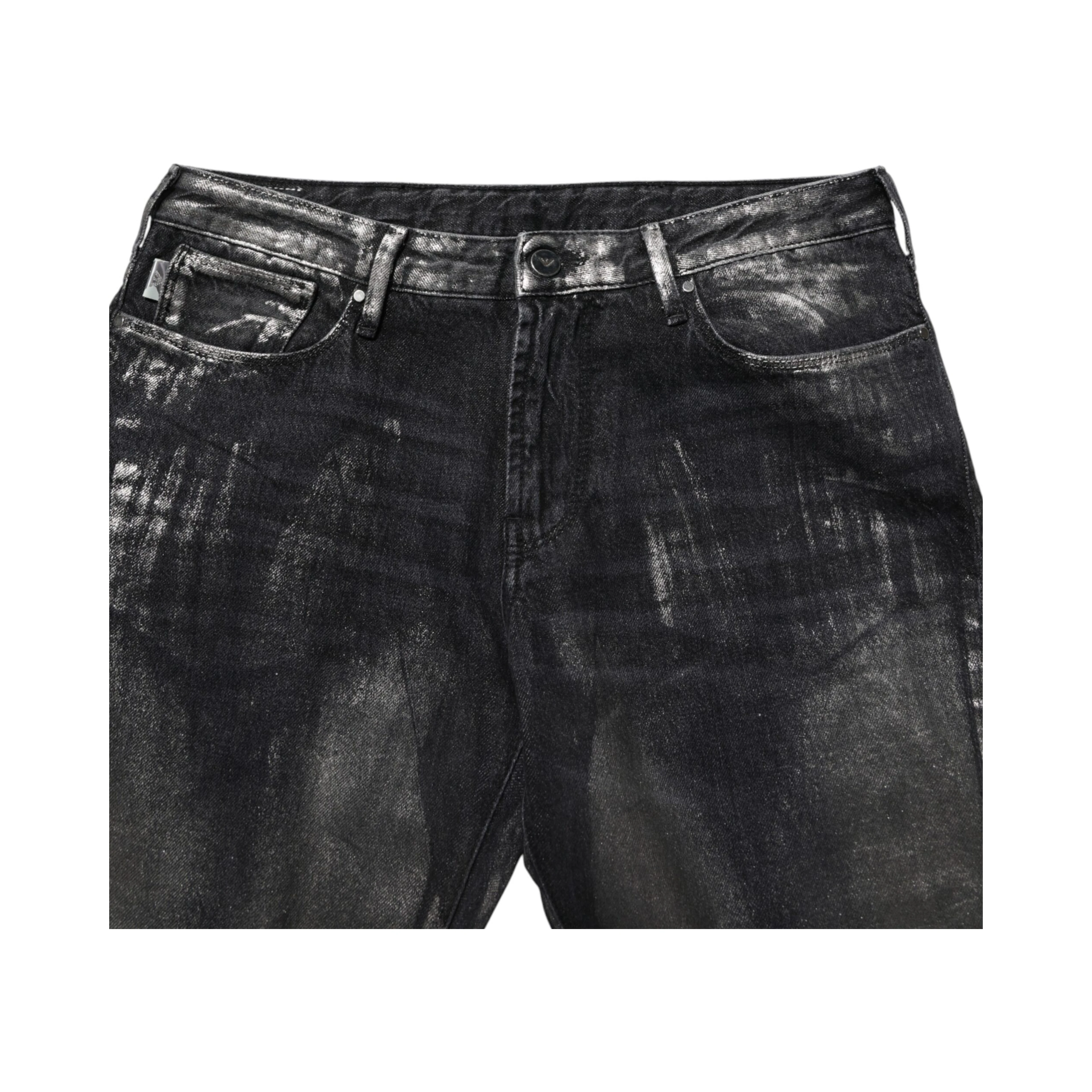 Black Washed Slim Fit Men Denim Trouser Jeans