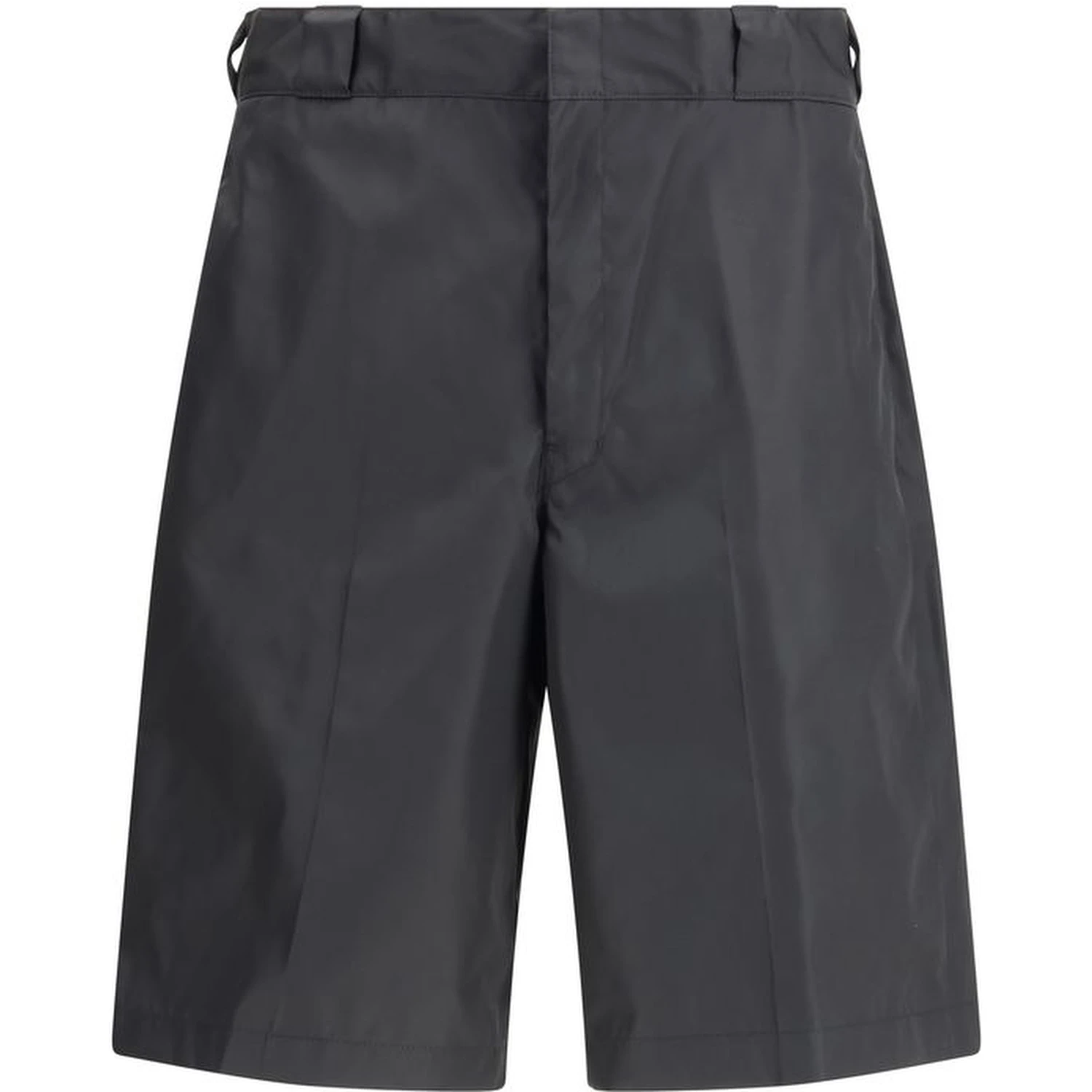 Black Recycled Polyamide Bermuda Shorts