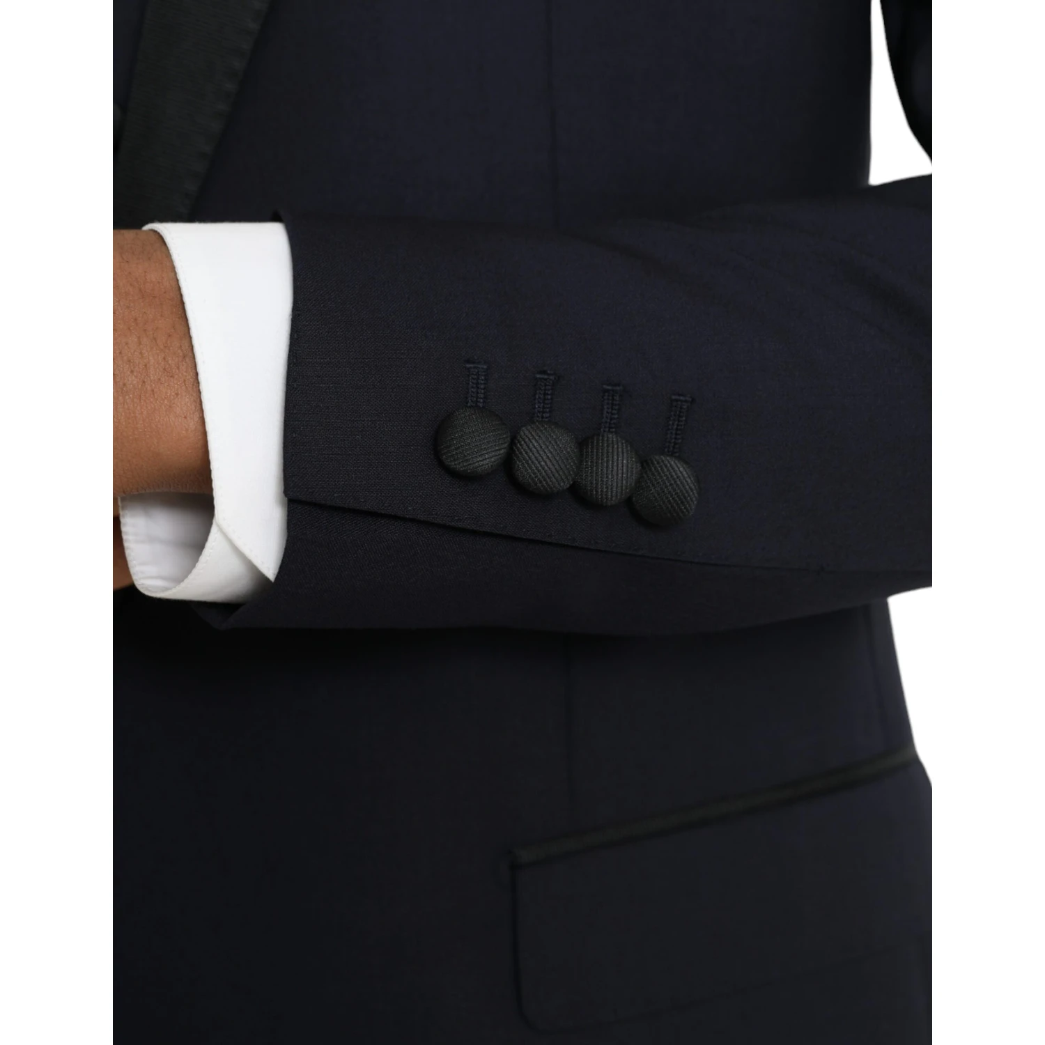 Blue Wool MARTINI 1 Button Men 3 Piece Suit